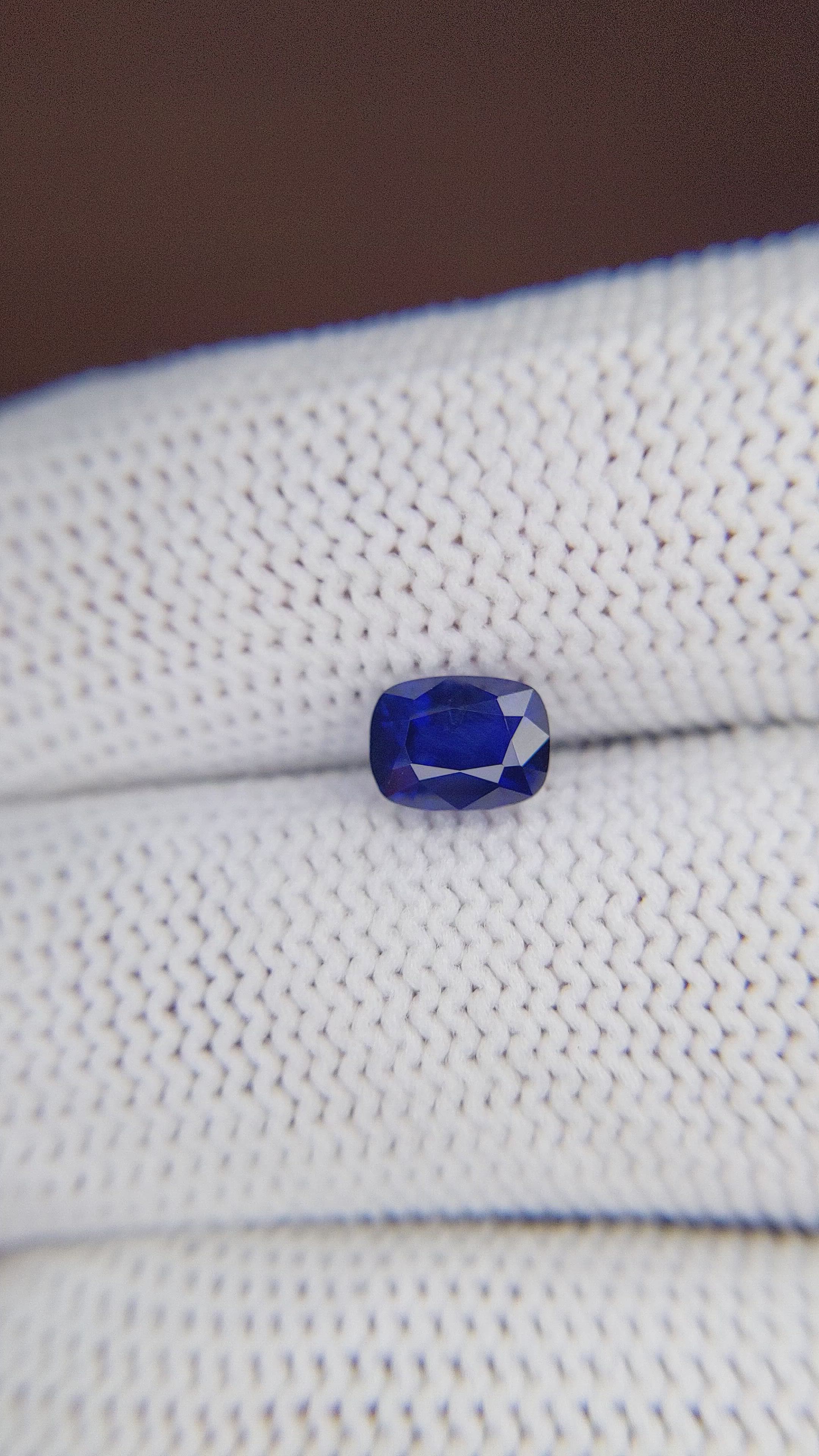 1.54 Ct. Blue Sapphire from Tanzania Size Video