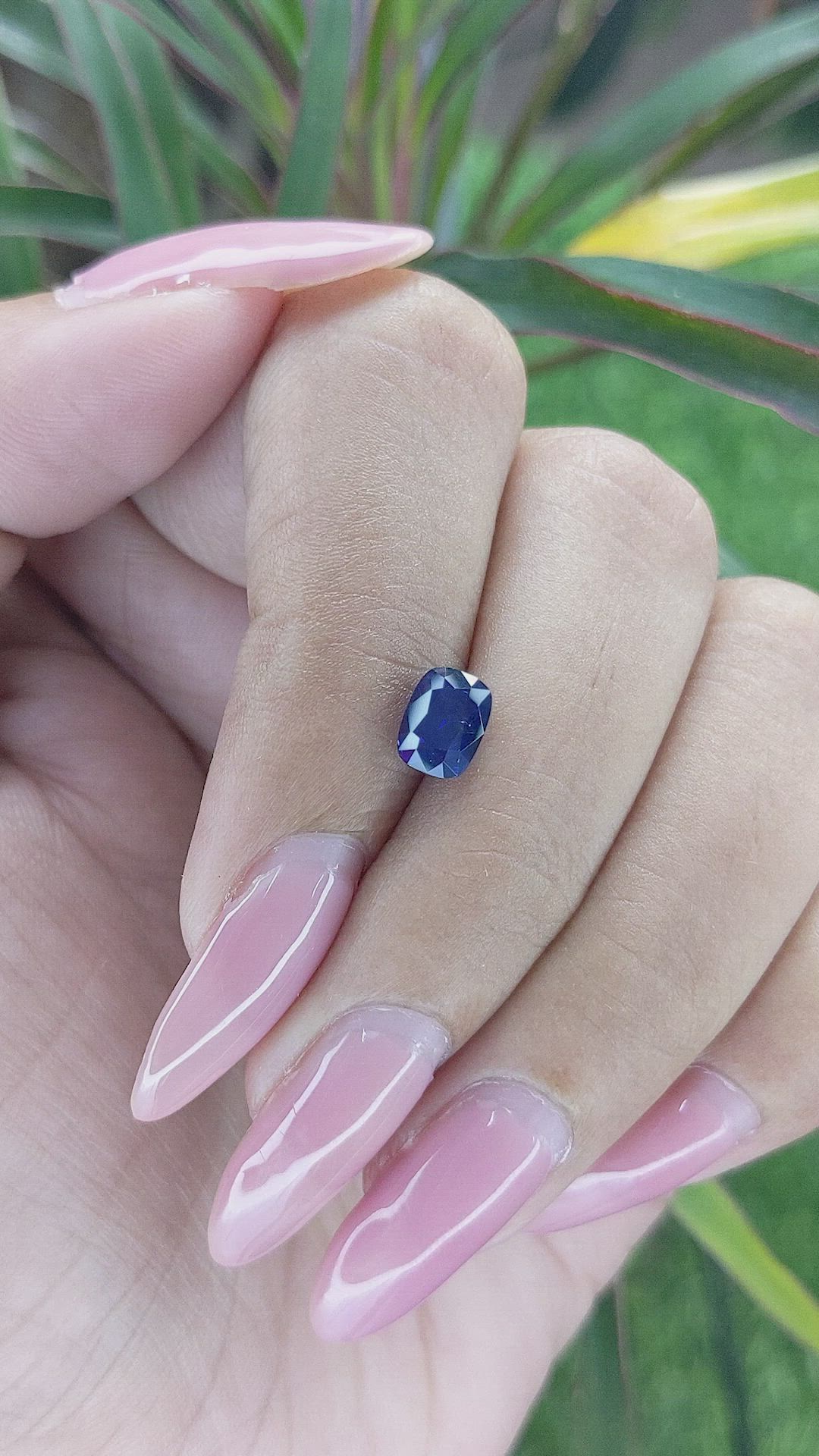 1.54 Ct. Blue Sapphire from Tanzania Size Video