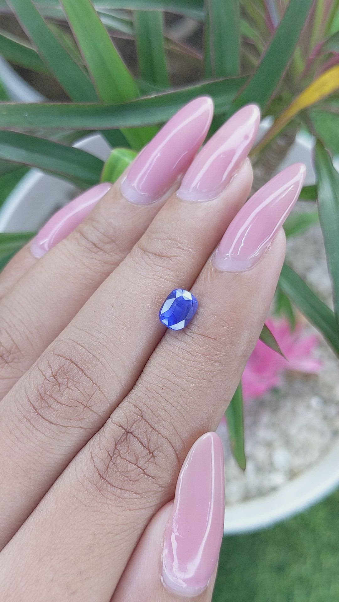 1.51 Ct. Blue Sapphire from Tanzania Size Video