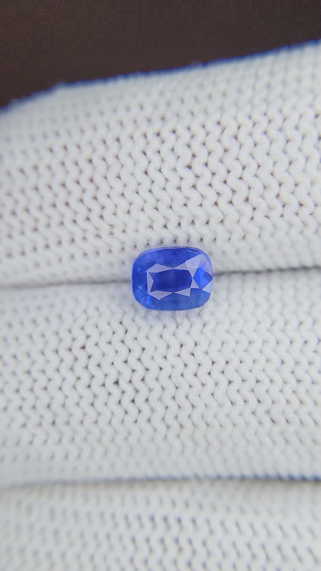 1.51 Ct. Blue Sapphire from Tanzania Size Video