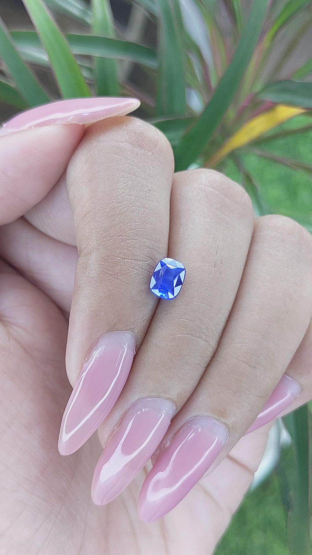 1.51 Ct. Blue Sapphire from Tanzania Size Video