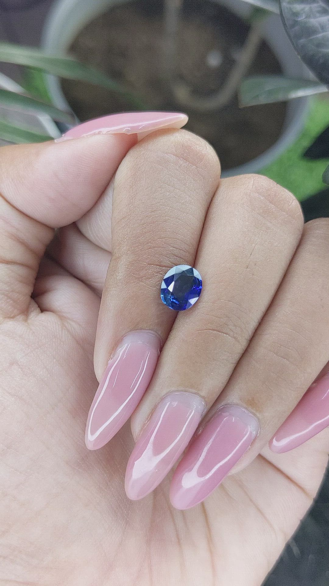 1.50 Ct. Blue Sapphire from Tanzania Size Video