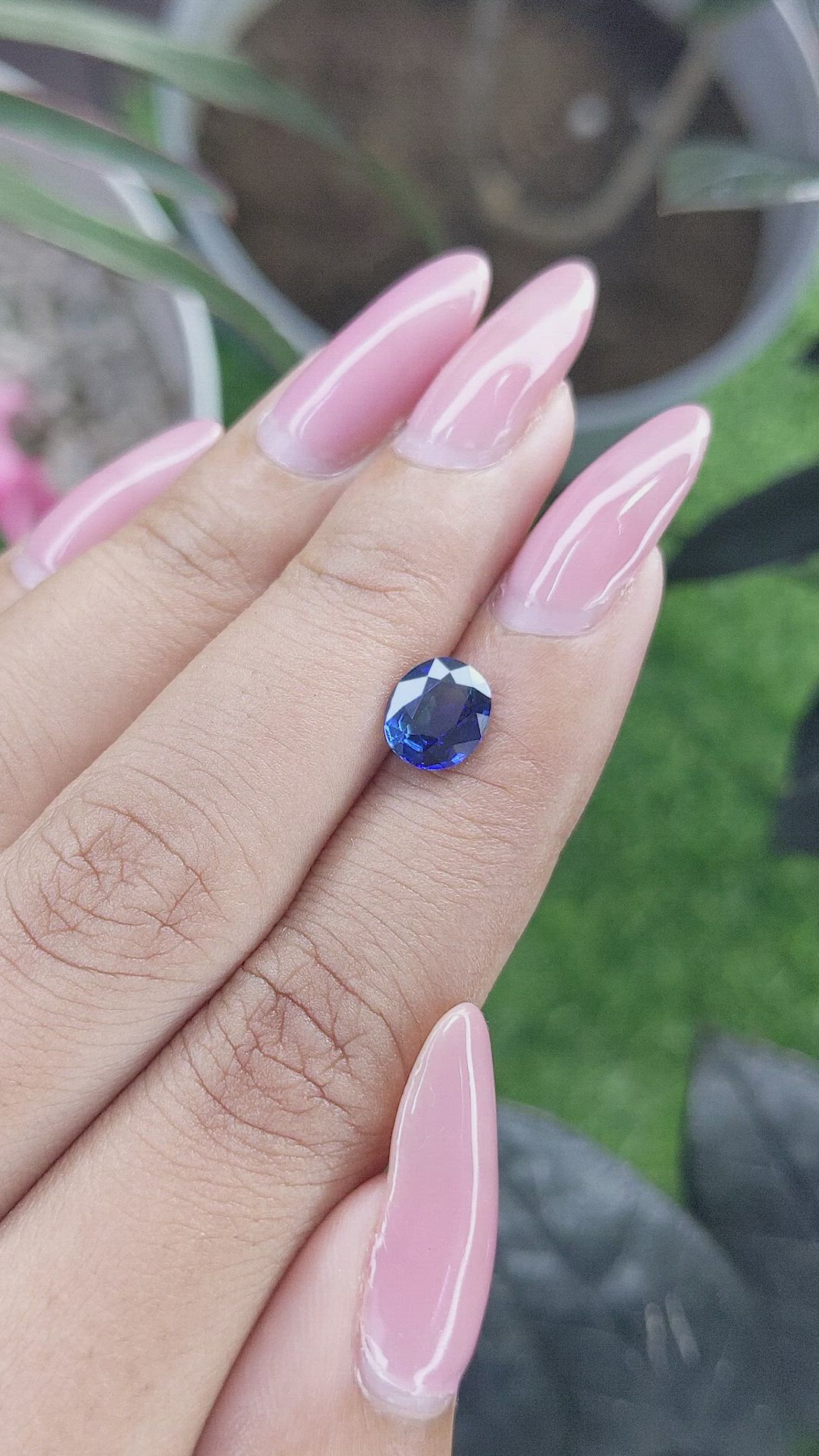 1.50 Ct. Blue Sapphire from Tanzania Size Video