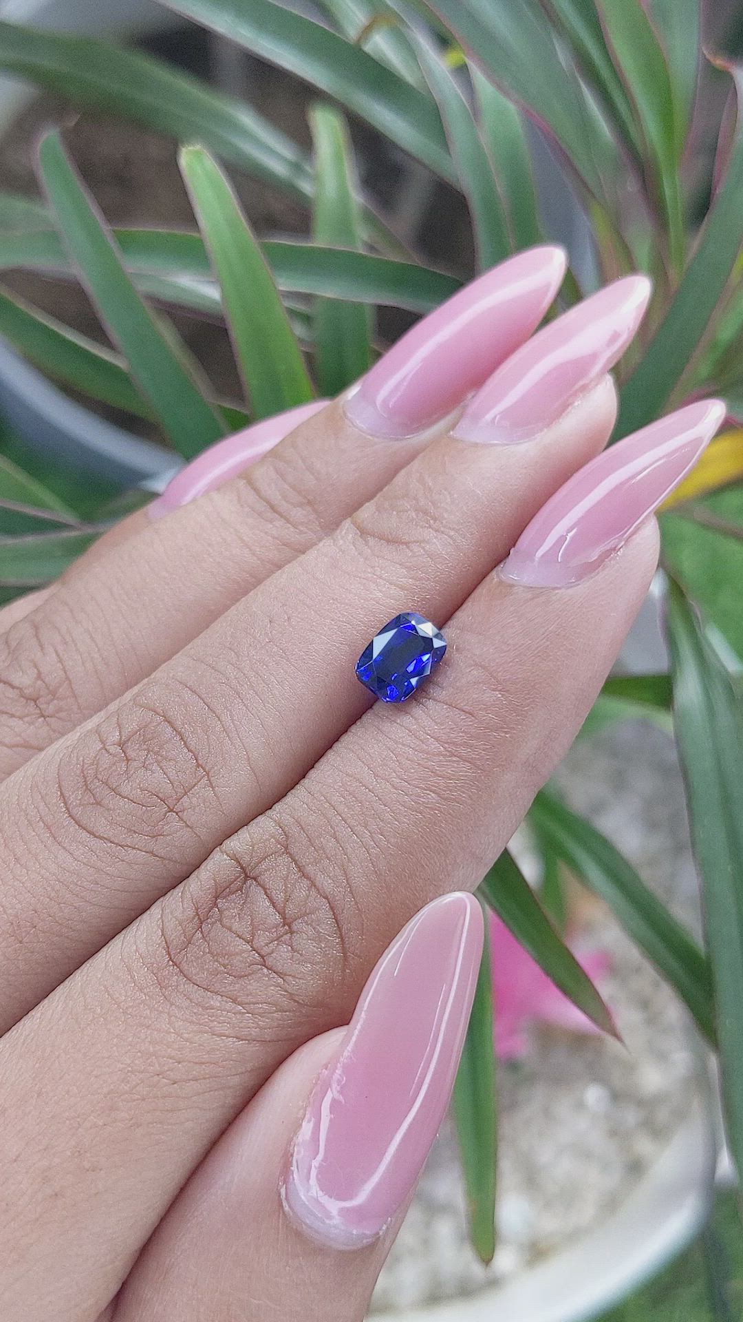 1.45 Ct. Blue Sapphire from Tanzania Size Video