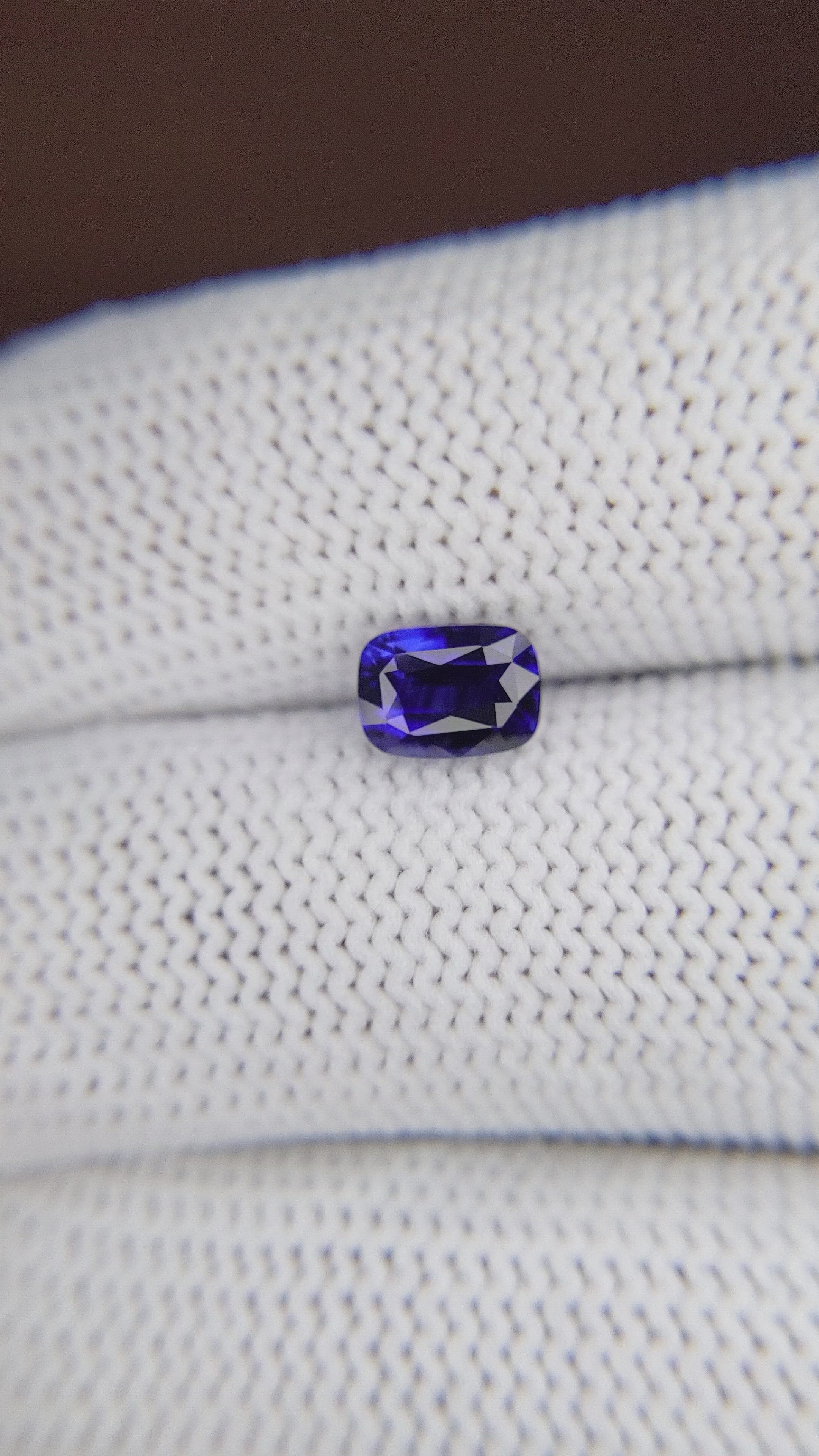 1.45 Ct. Blue Sapphire from Tanzania Size Video
