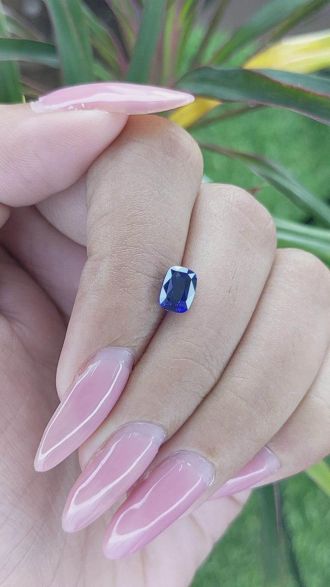 1.45 Ct. Blue Sapphire from Tanzania Size Video