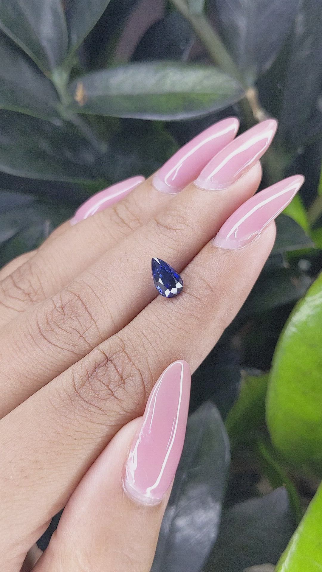 1.42 Ct. Blue Sapphire from Tanzania Size Video