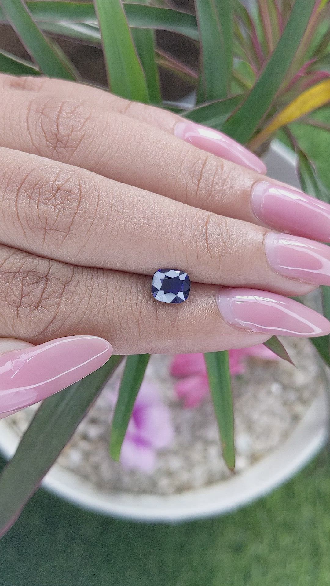 1.35 Ct. Blue Sapphire from Tanzania Size Video