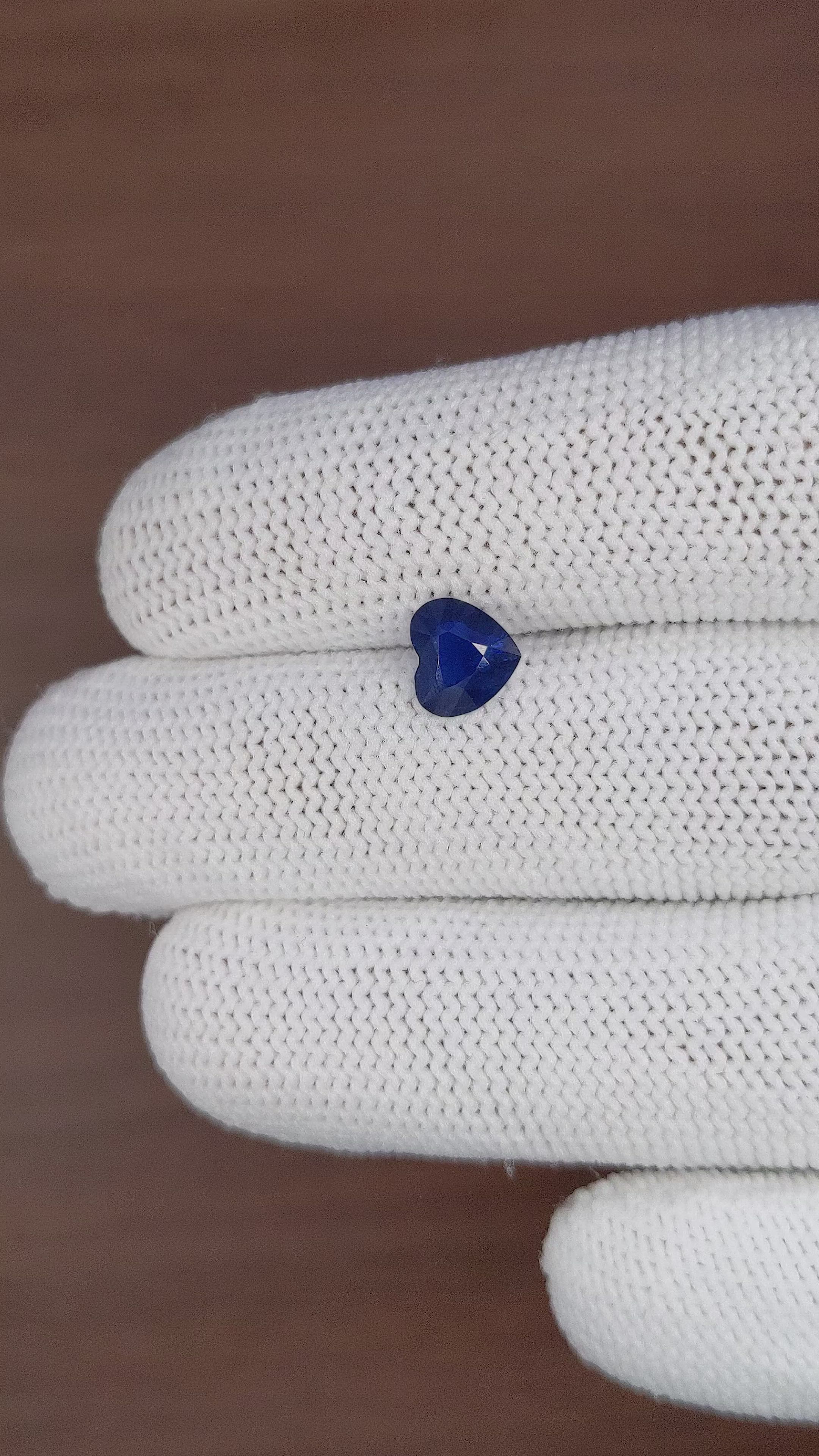 1.35 Ct. Blue Sapphire from Tanzania Size Video