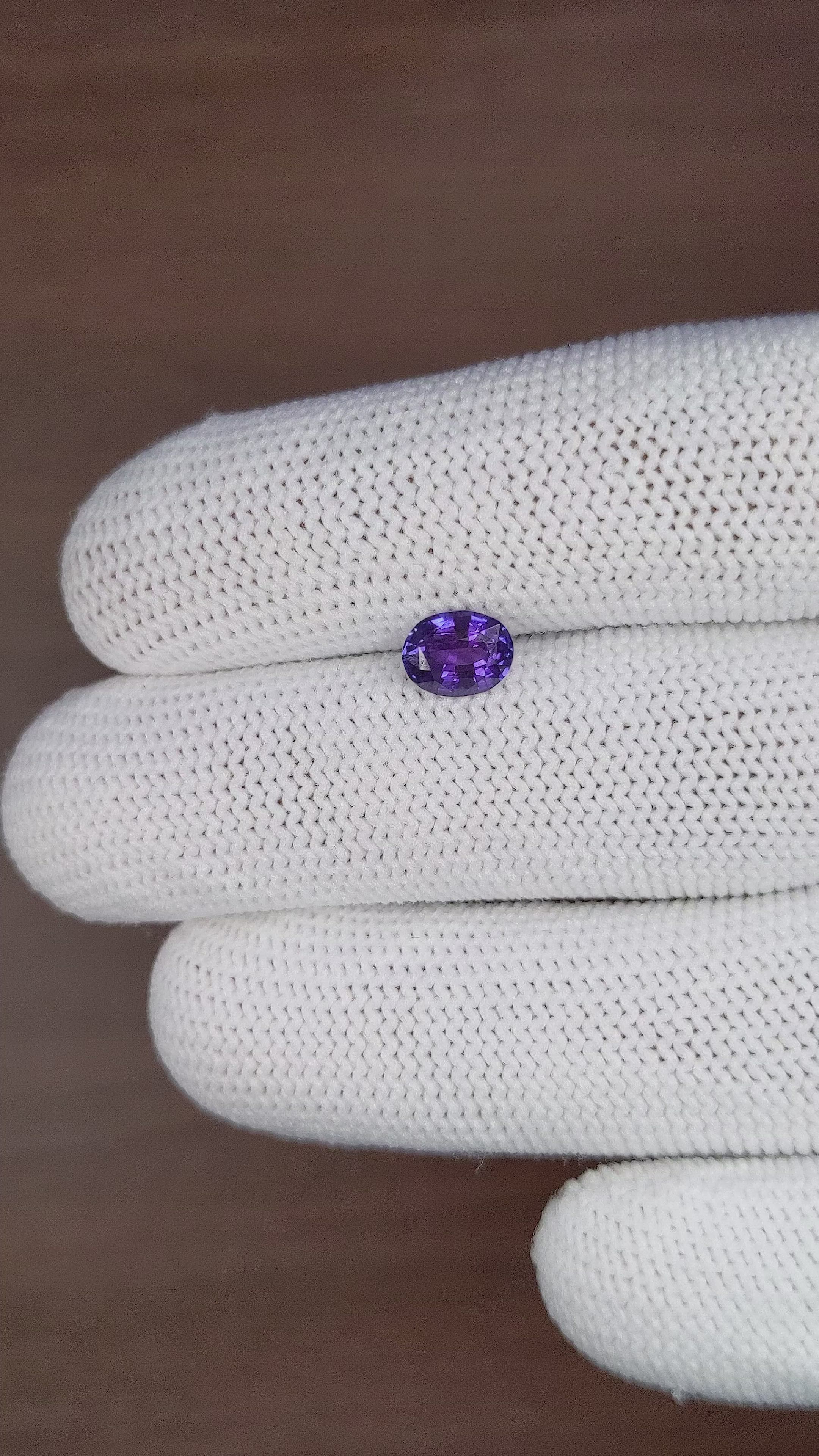1.23 Ct. Color Change Sapphire from Tanzania Size Video
