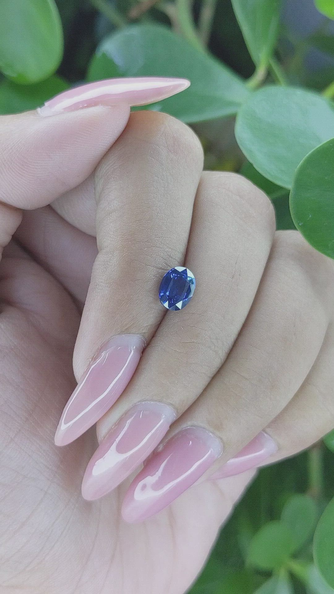 1.23 Ct. Color Change Sapphire from Tanzania Size Video