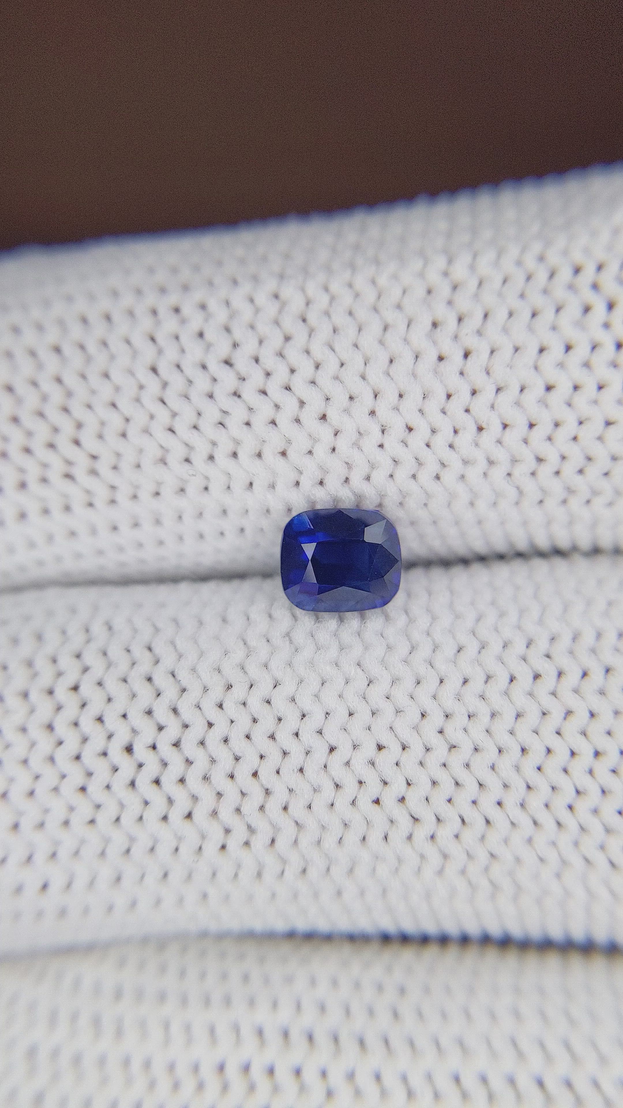 1.17 Ct. Blue Sapphire from Tanzania Size Video