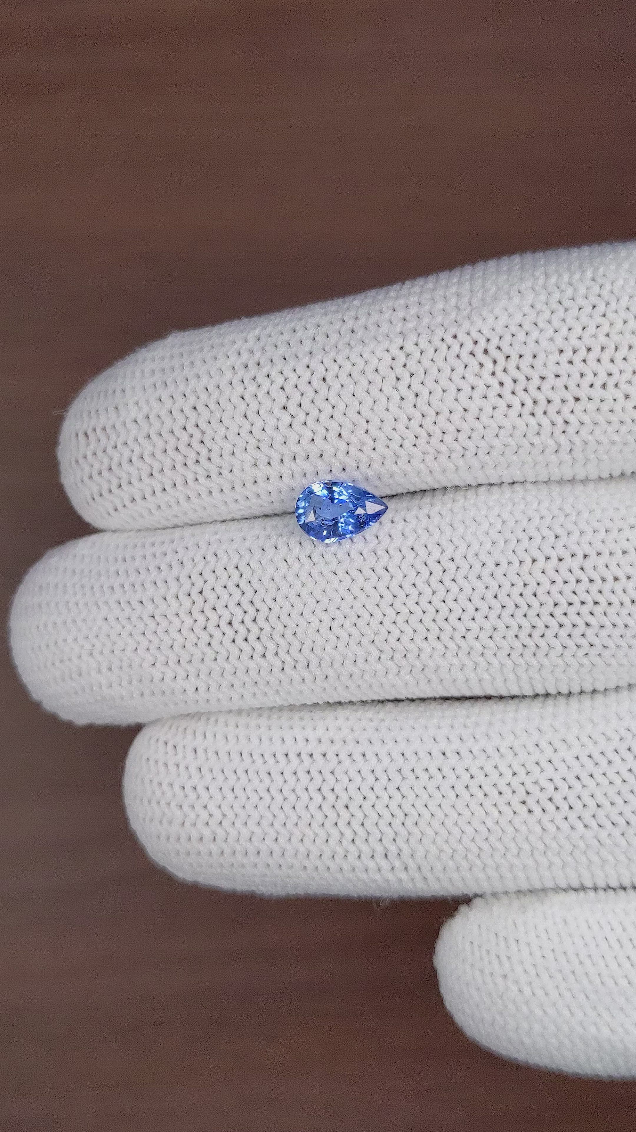 1.17 Ct. Blue Sapphire from Tanzania Size Video
