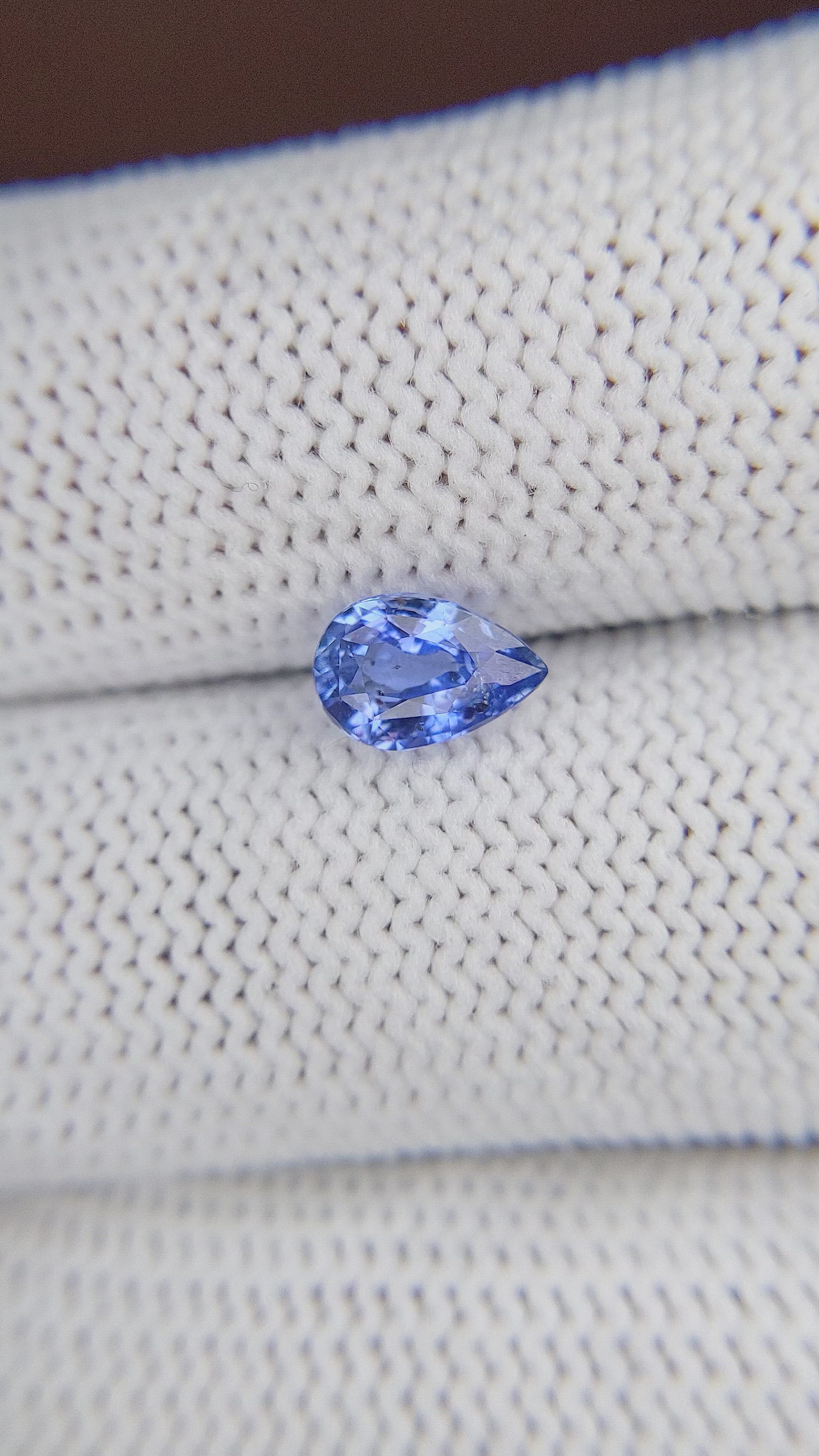 1.17 Ct. Blue Sapphire from Tanzania Size Video