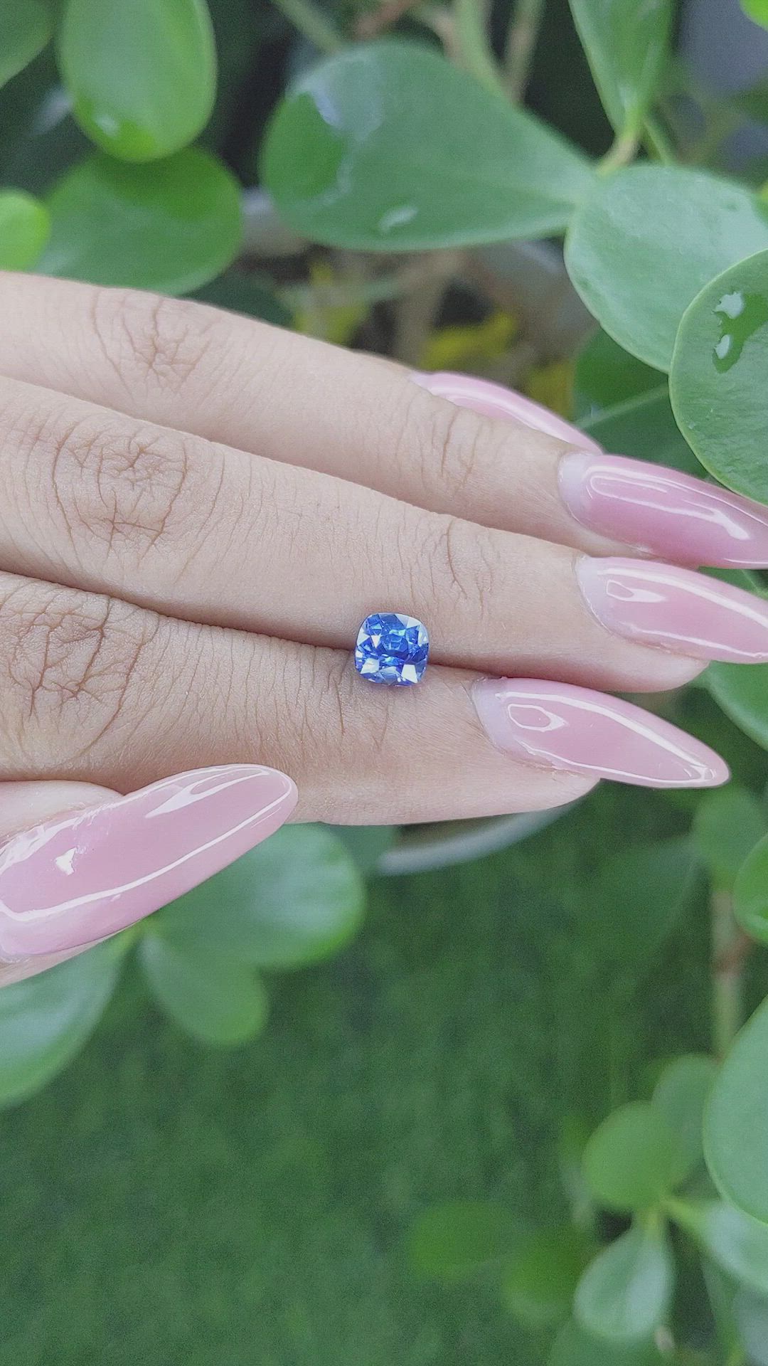 1.16 Ct. Blue Sapphire from Tanzania Size Video