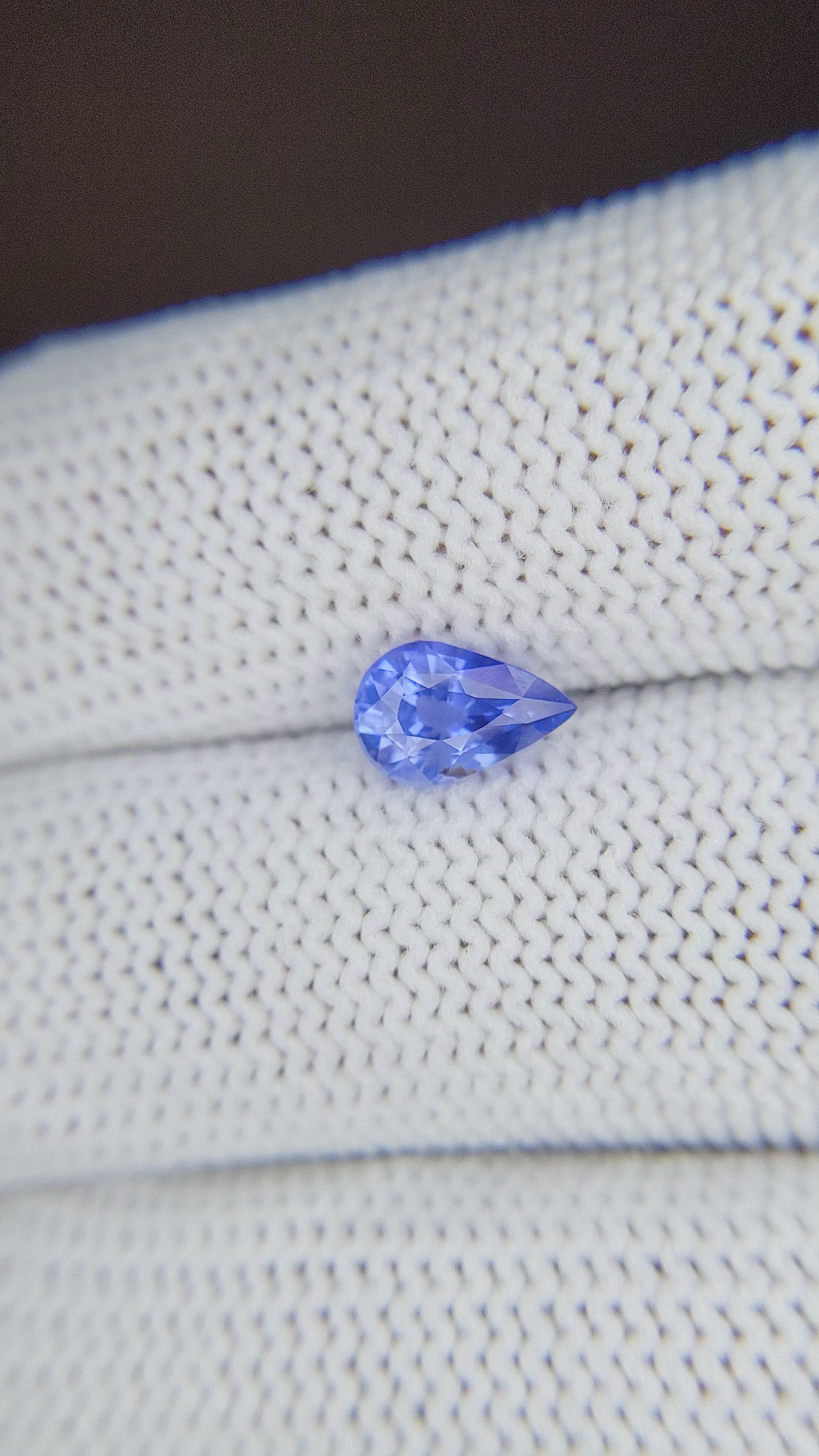 1.15 Ct. Blue Sapphire from Tanzania Size Video