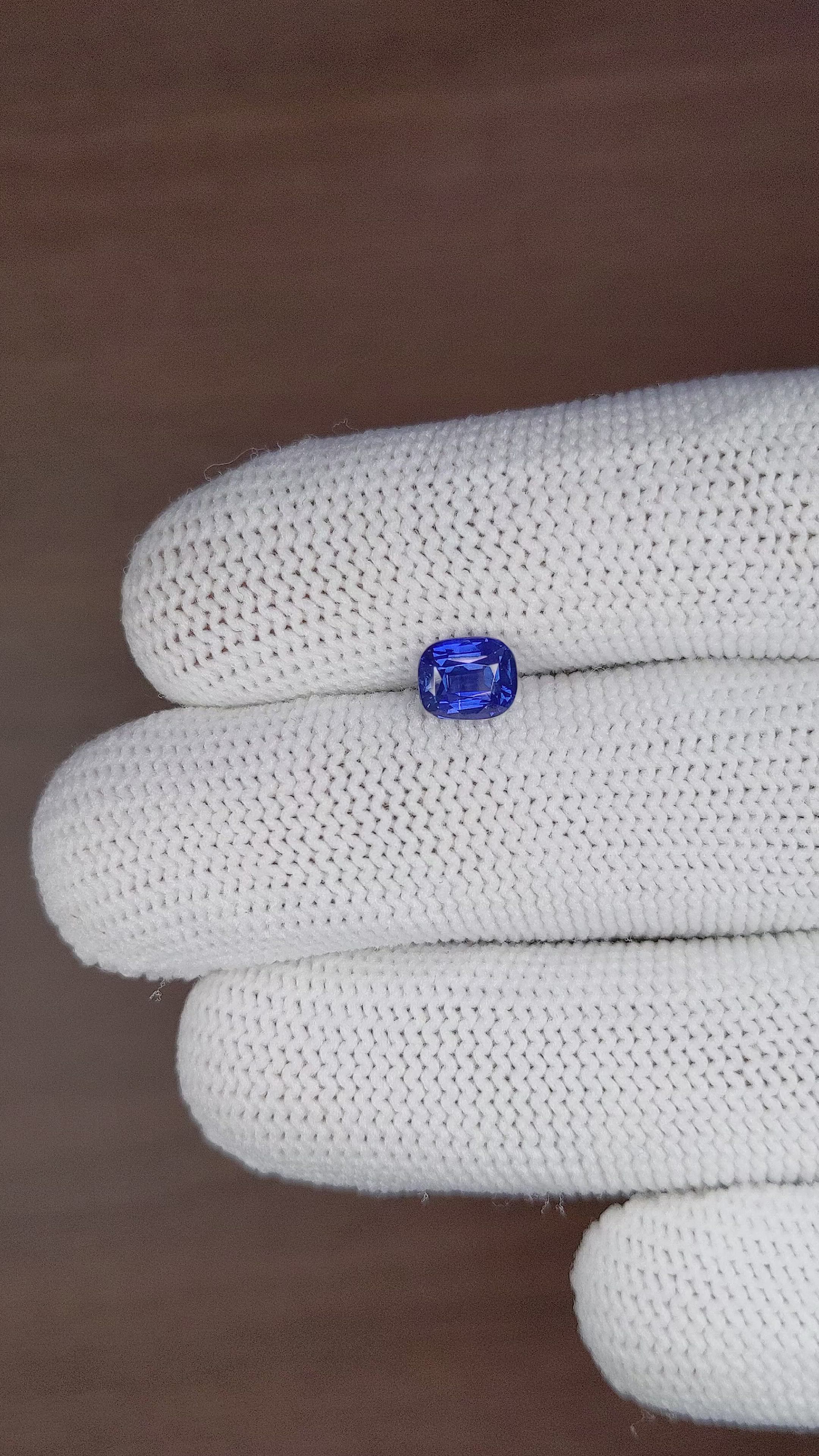 1.13 Ct. Blue Sapphire from Tanzania Size Video