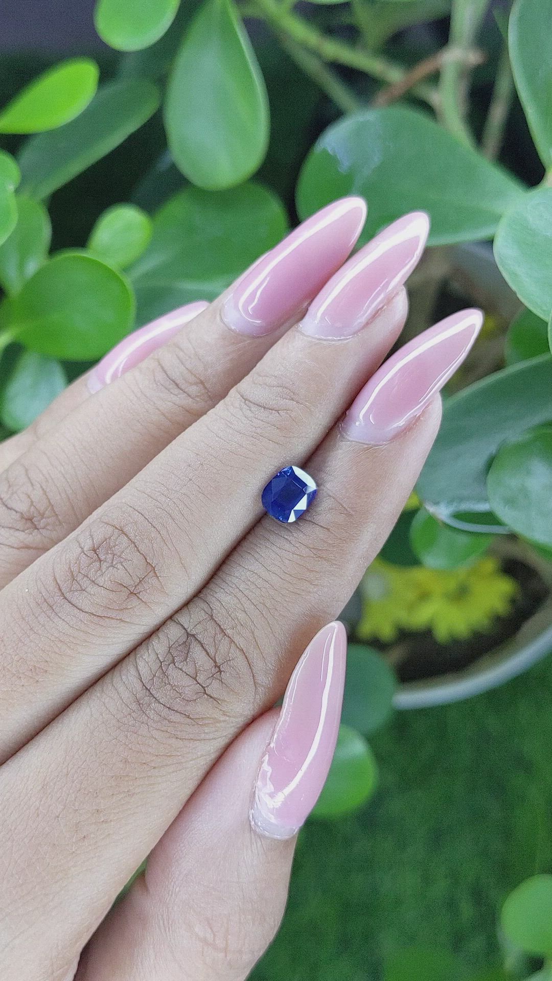 1.13 Ct. Blue Sapphire from Tanzania Size Video