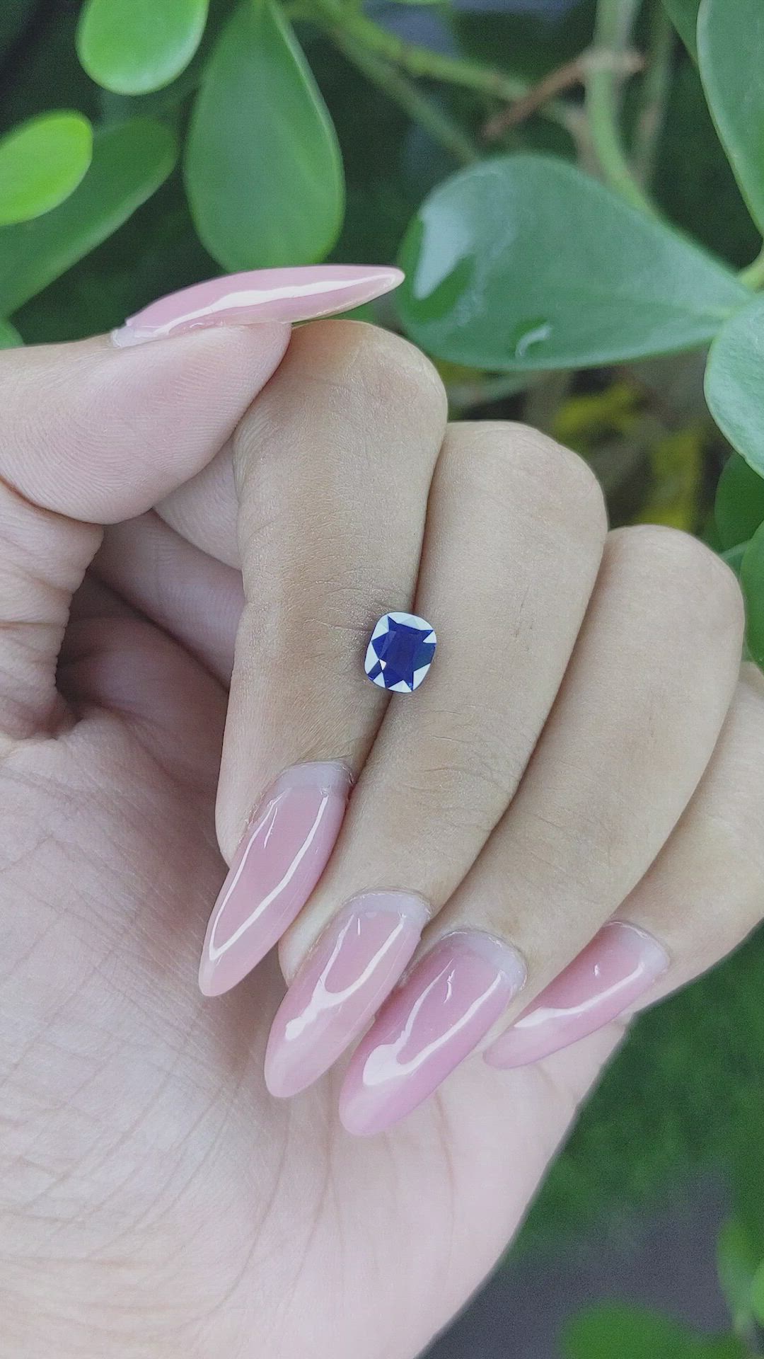 1.13 Ct. Blue Sapphire from Tanzania Size Video