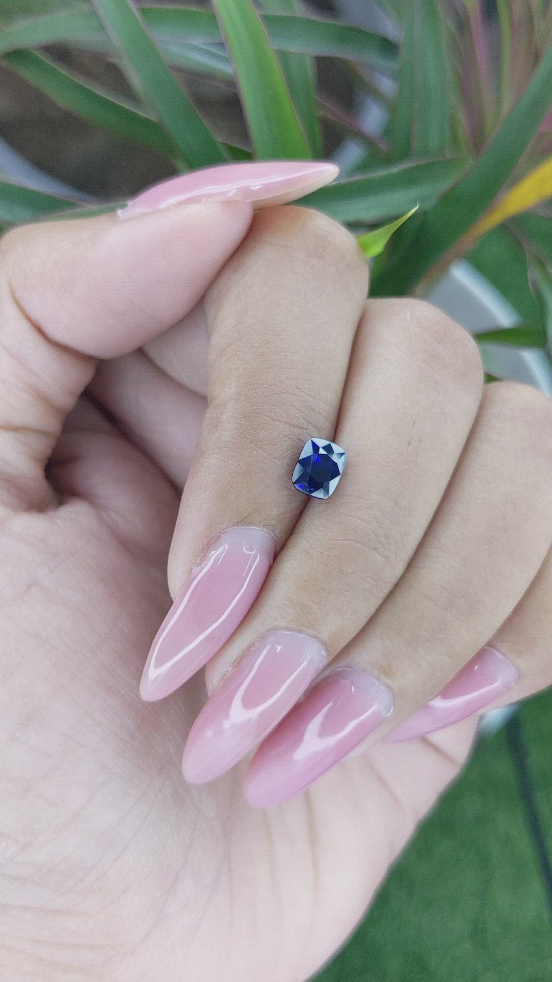 1.13 Ct. Blue Sapphire from Tanzania Size Video