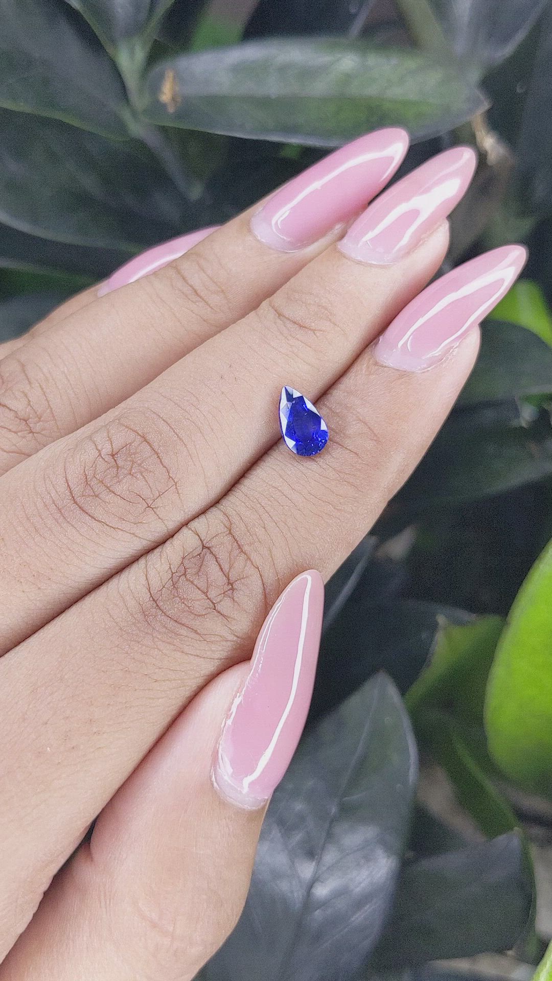 1.12 Ct. Blue Sapphire from Tanzania Size Video