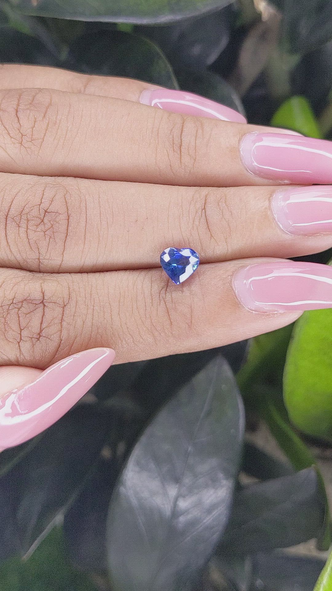 1.06 Ct. Blue Sapphire from Tanzania Size Video