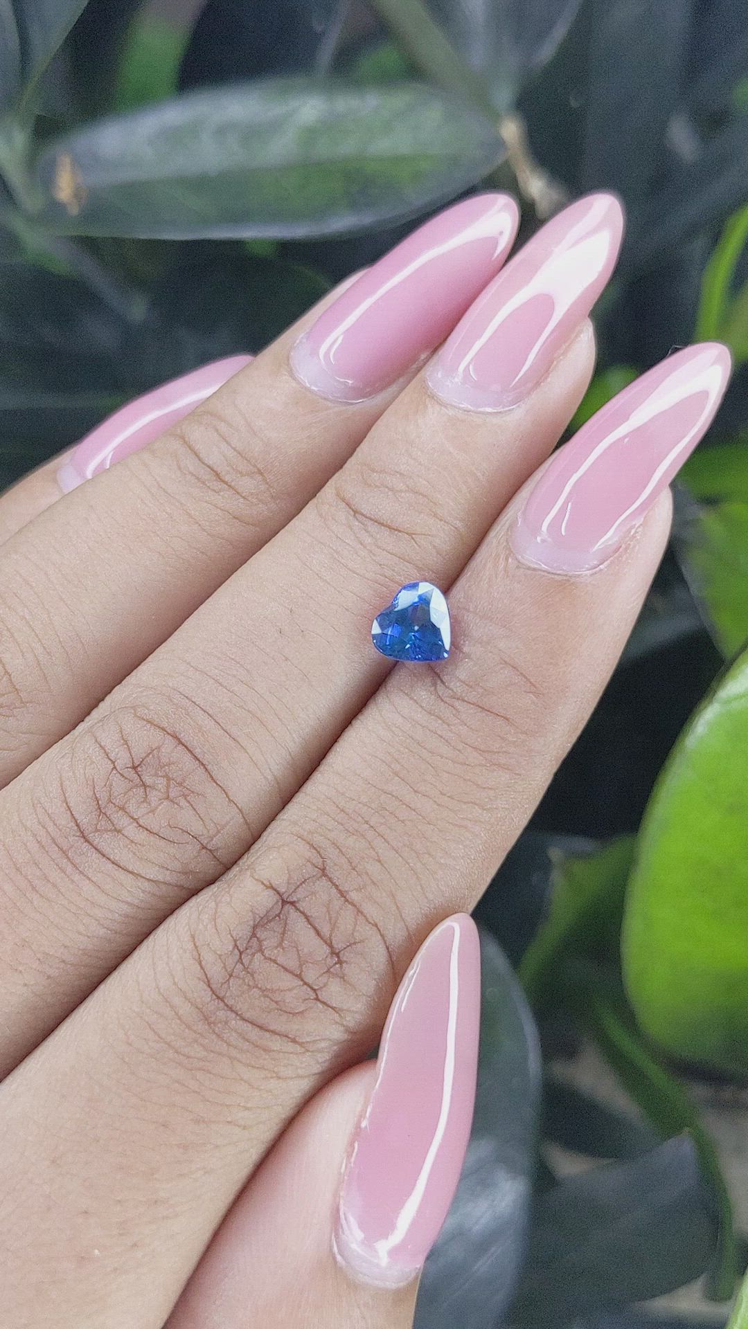 1.06 Ct. Blue Sapphire from Tanzania Size Video