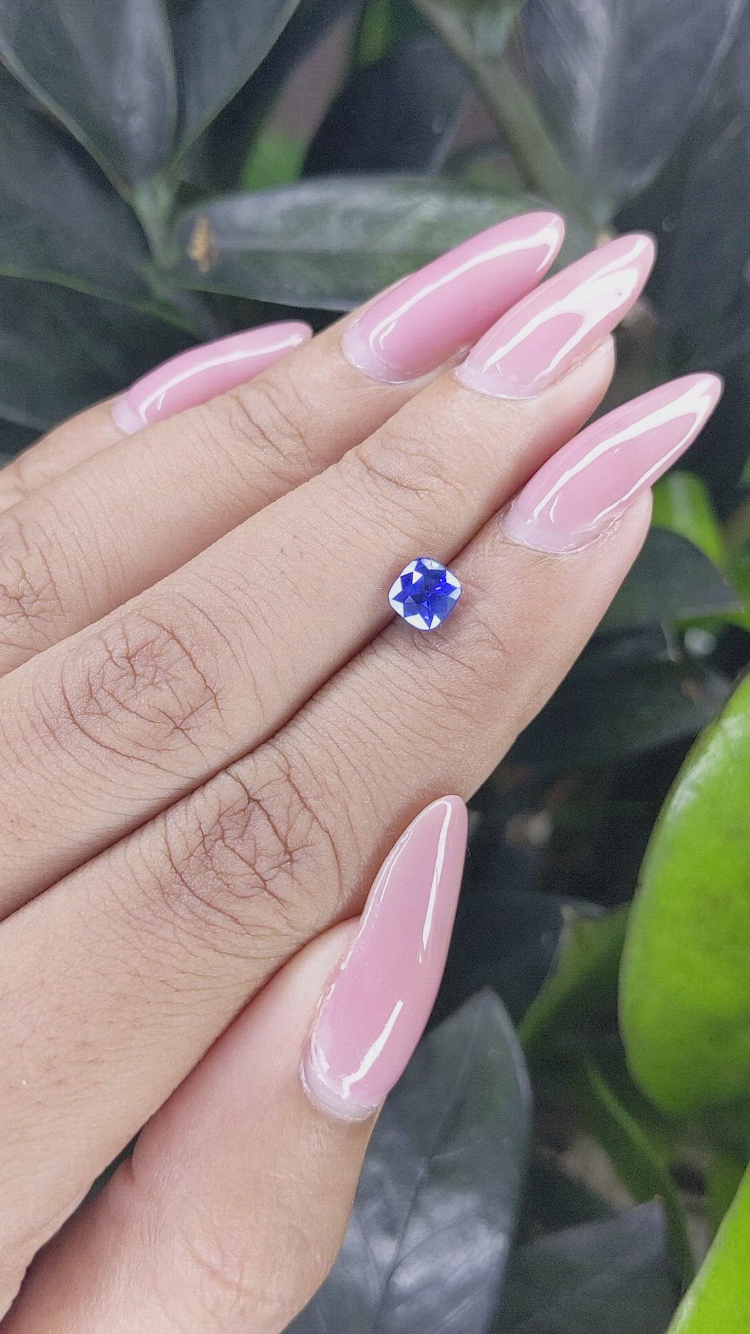 1.04 Ct. Blue Sapphire from Tanzania Size Video