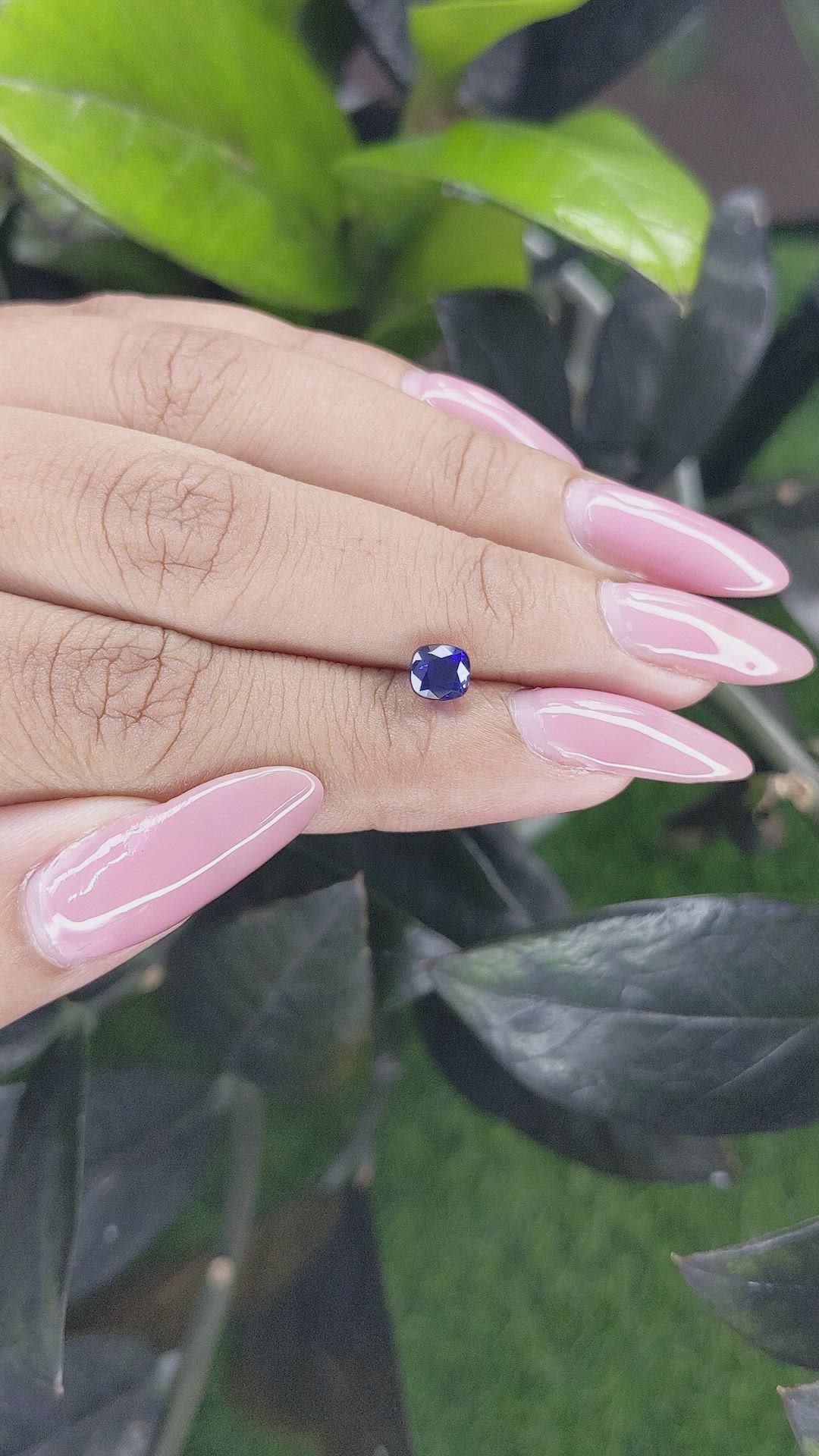 1.02 Ct. Blue Sapphire from Tanzania Size Video