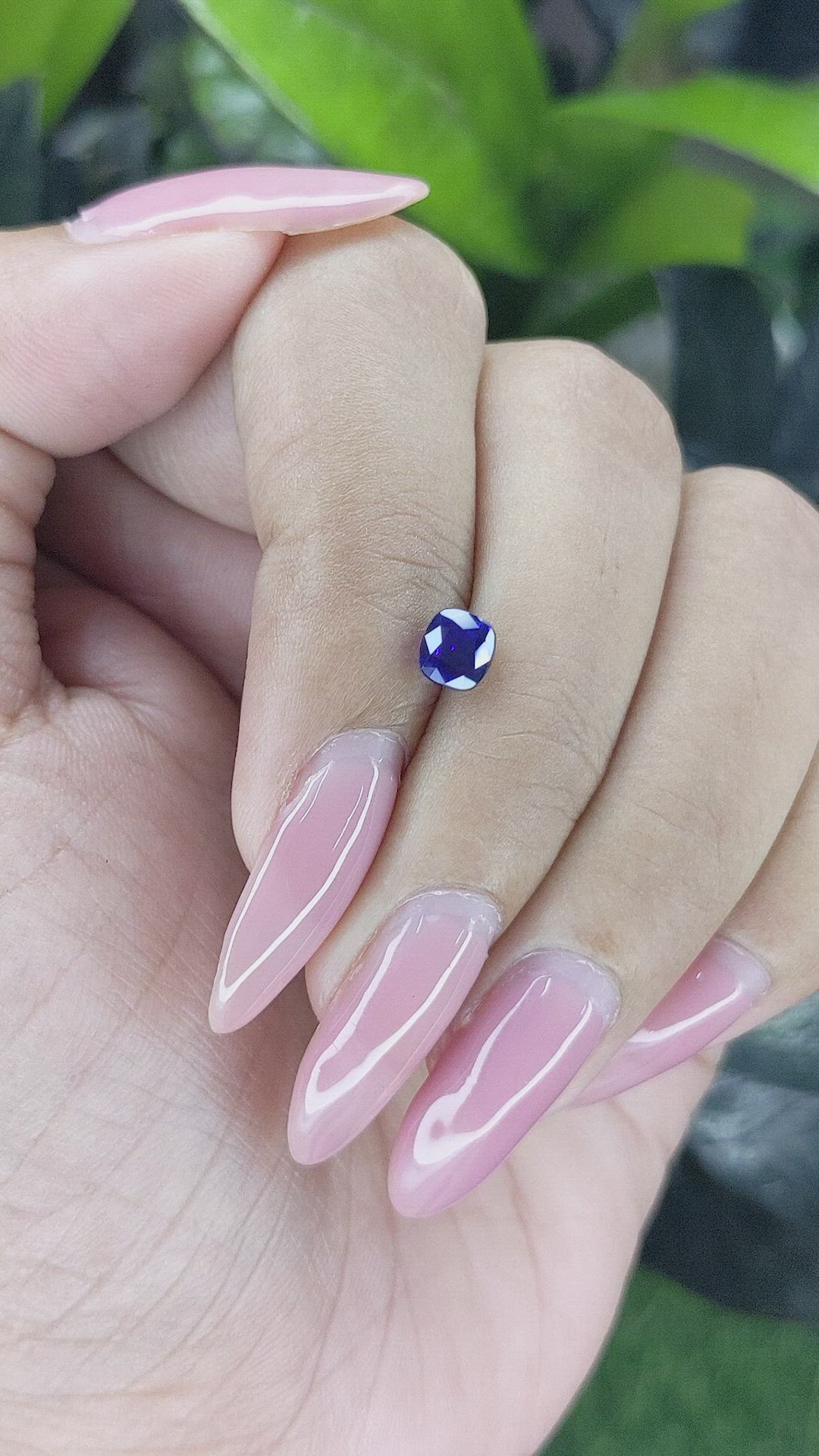 1.02 Ct. Blue Sapphire from Tanzania Size Video