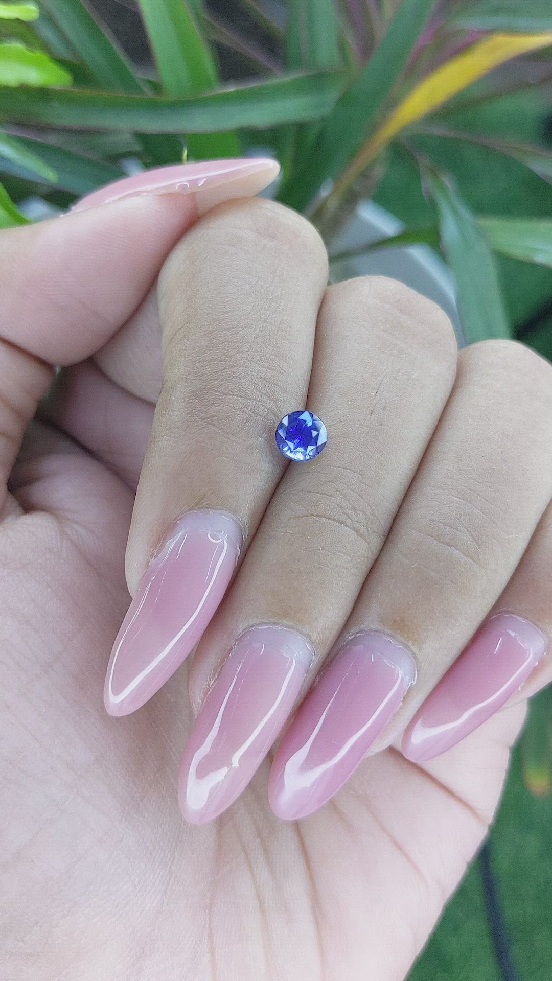 1.01 Ct. Blue Sapphire from Tanzania Size Video