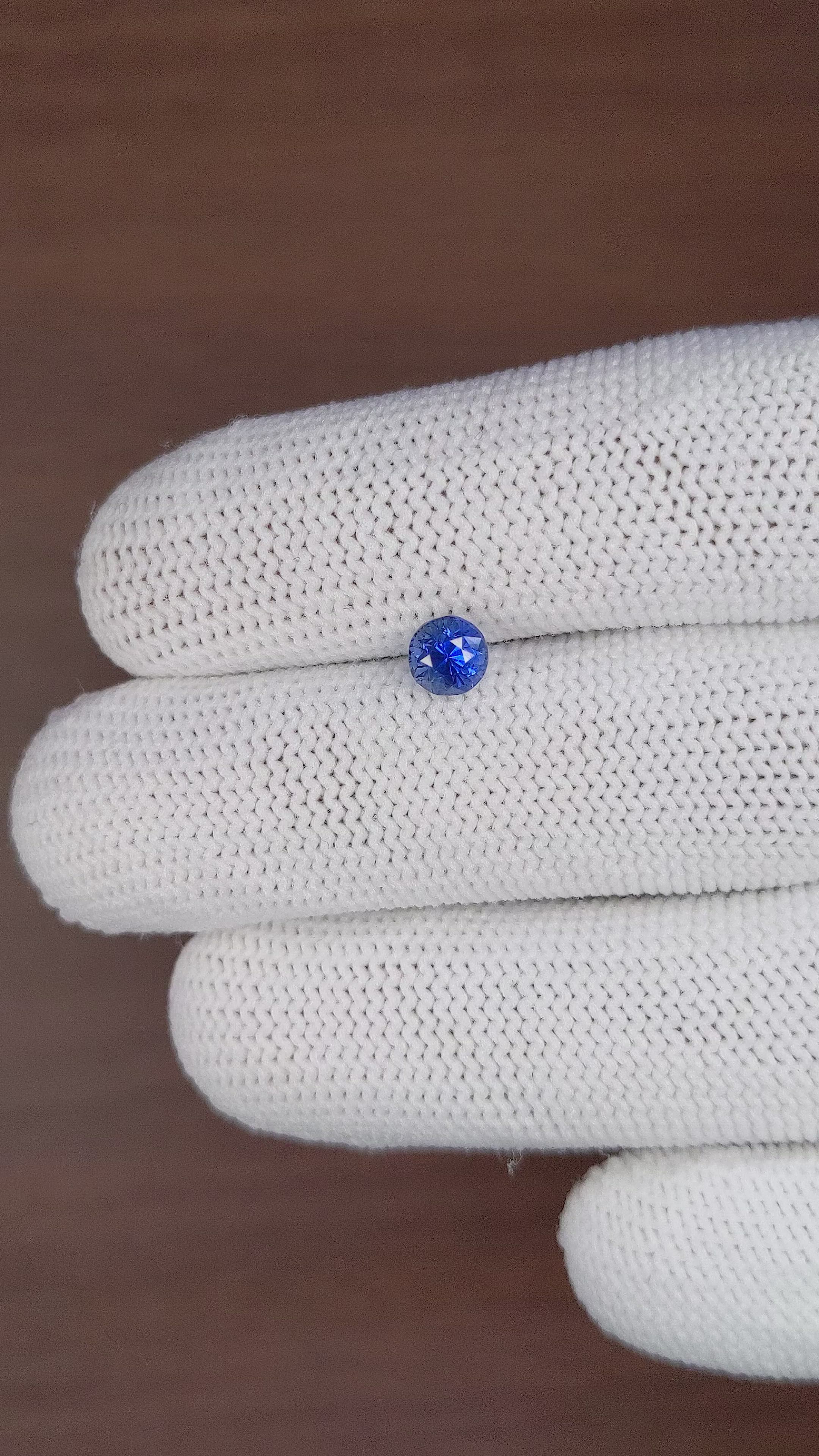 1.01 Ct. Blue Sapphire from Tanzania Size Video