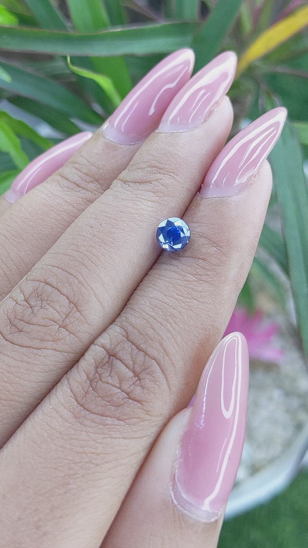 1.01 Ct. Blue Sapphire from Tanzania Size Video