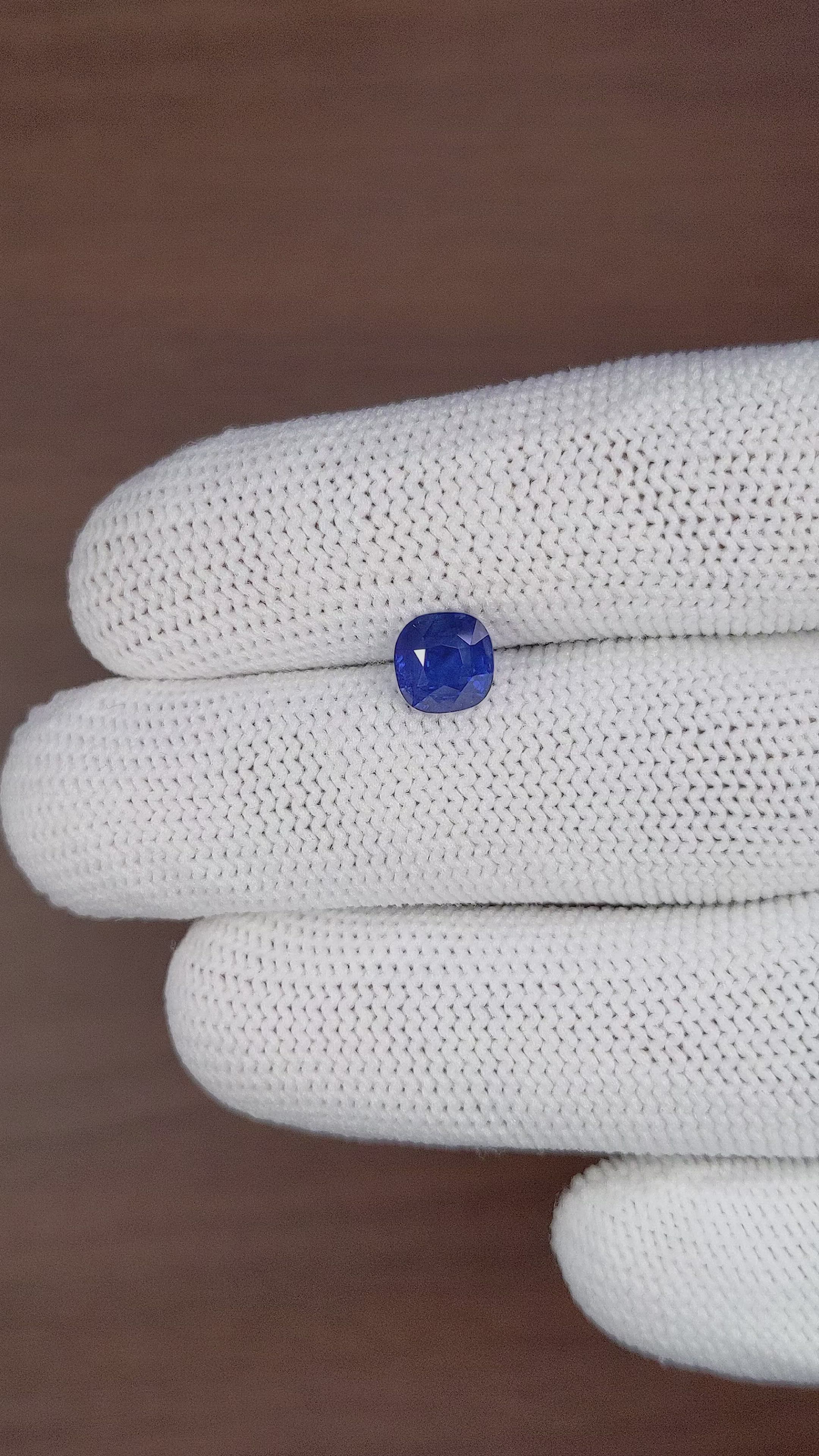 2.09 Ct. Blue Sapphire from Tanzania Size Video