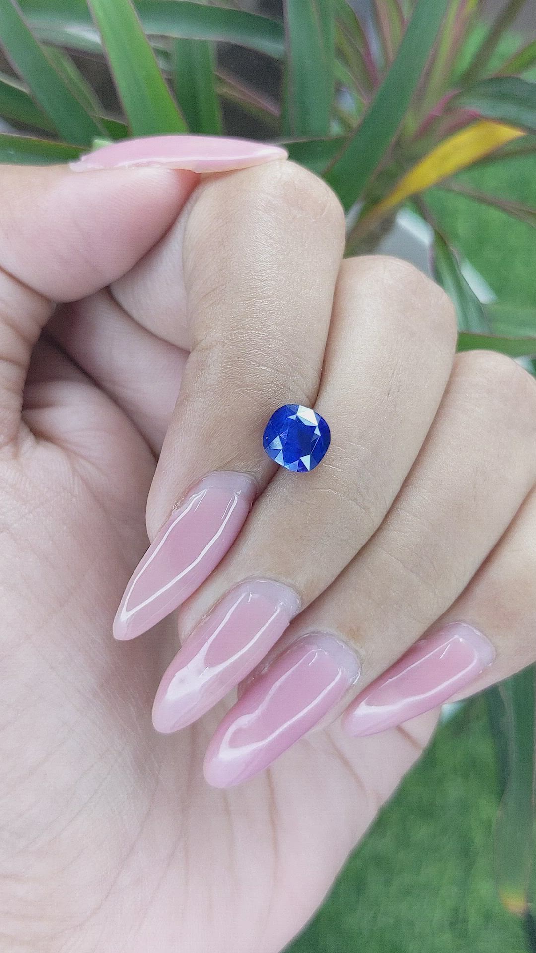 2.09 Ct. Blue Sapphire from Tanzania Size Video