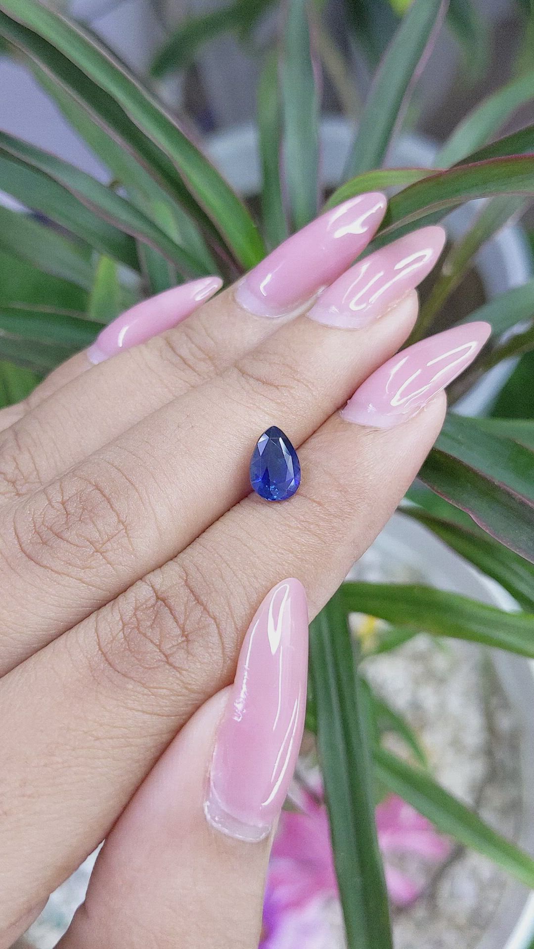 1.52 Ct. Blue Sapphire from Tanzania Size Video