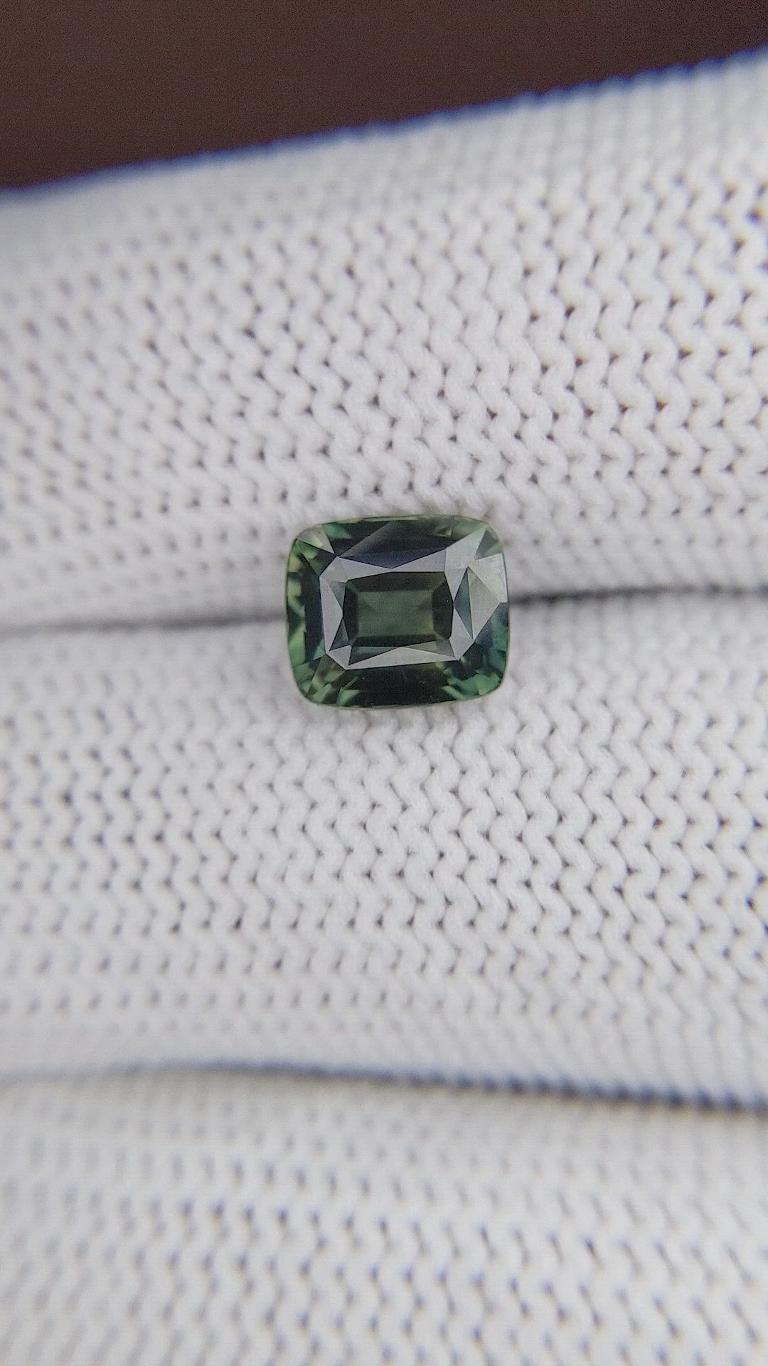 2.70 Ct. Green Sapphire from Tanzania Size Video