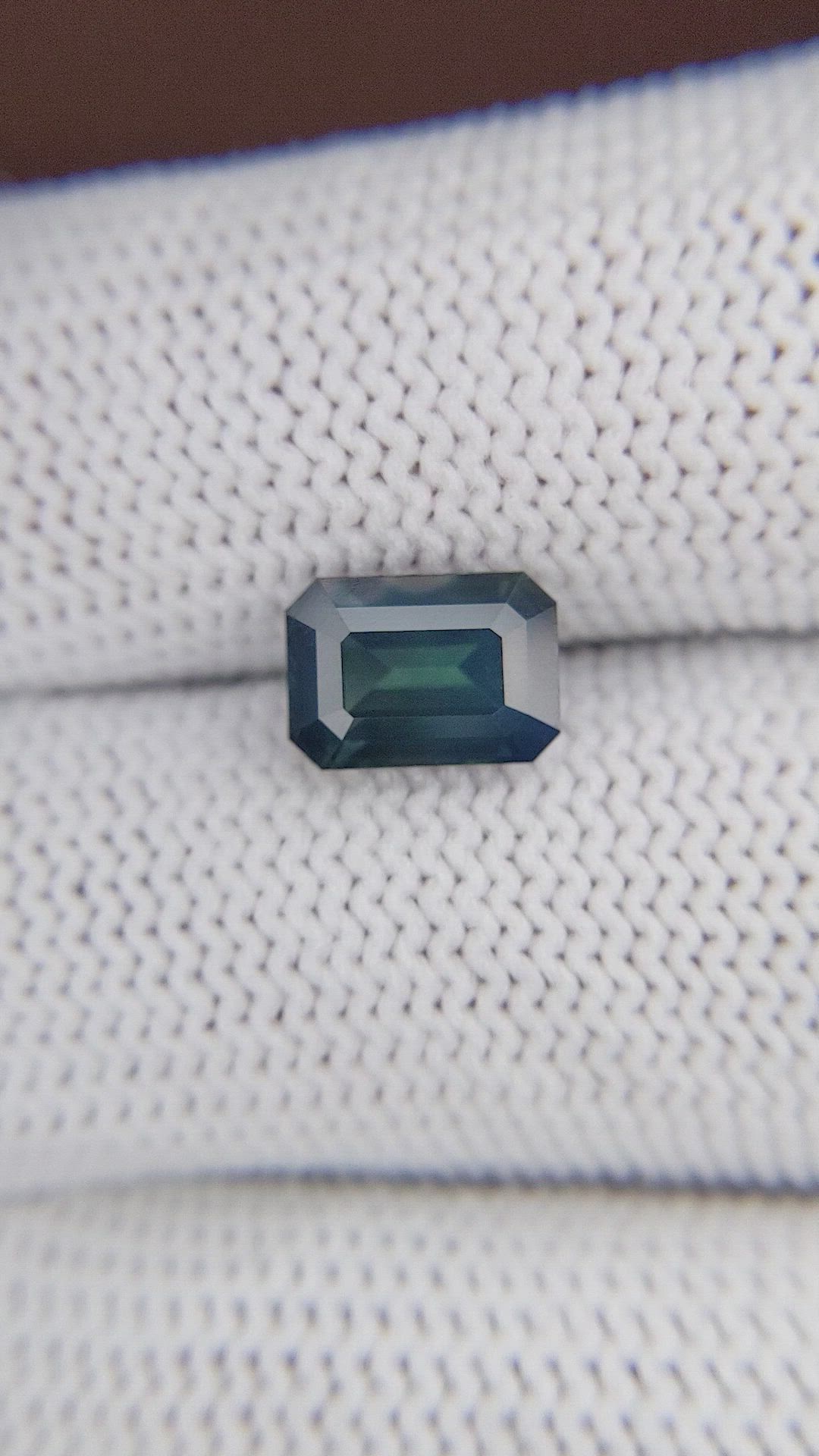 2.60 Ct. Bluish Green Sapphire from Tanzania Size Video