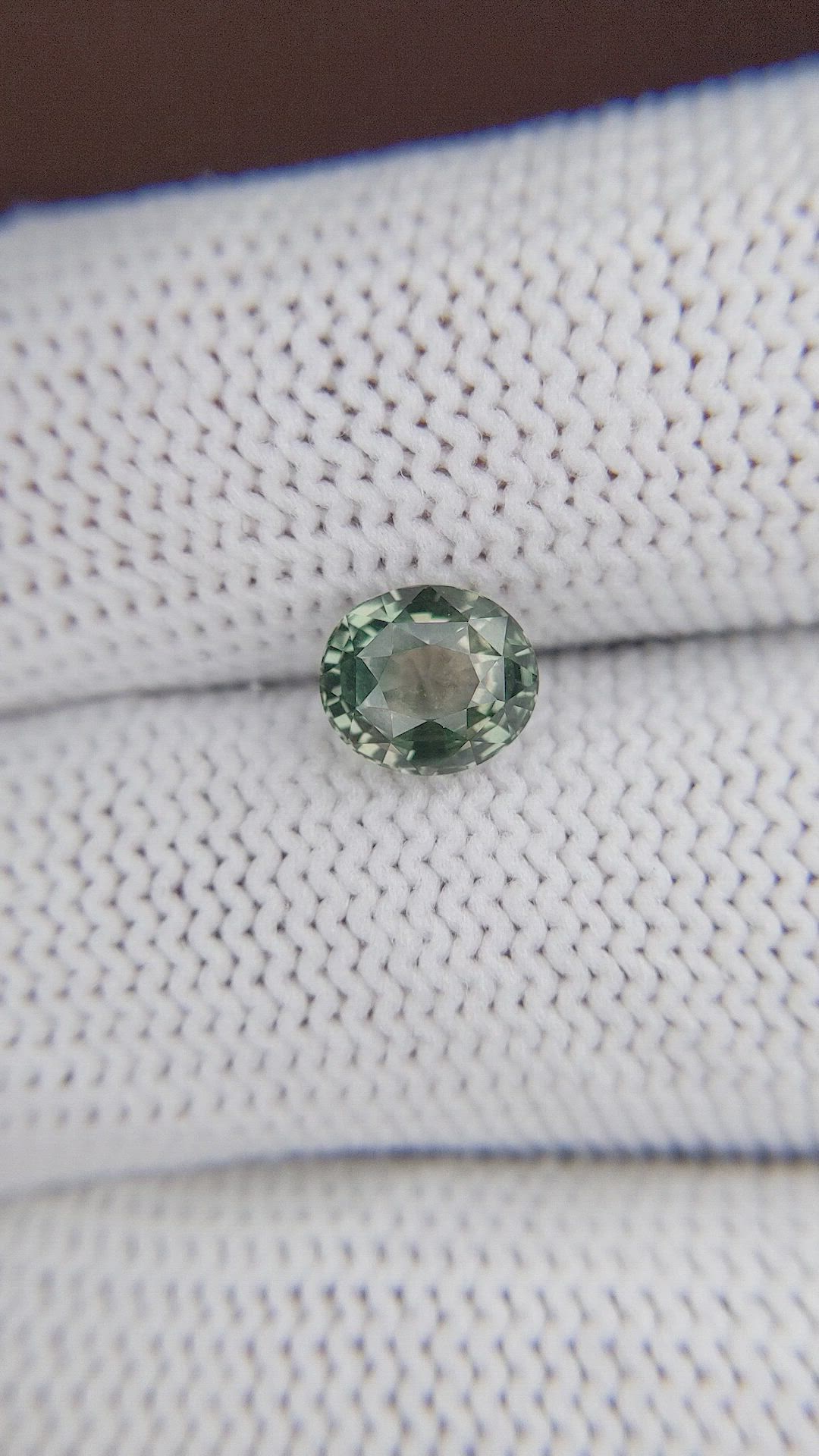 1.77 Ct. Green Sapphire from Tanzania Size Video