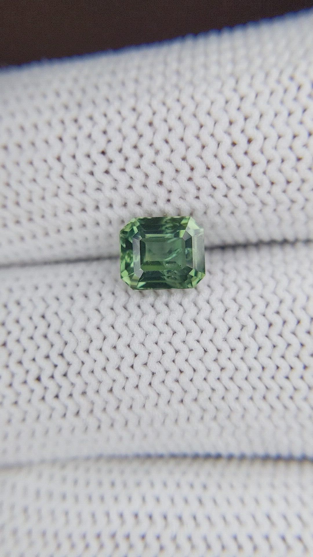 1.73 Ct. Green Sapphire from Tanzania Size Video