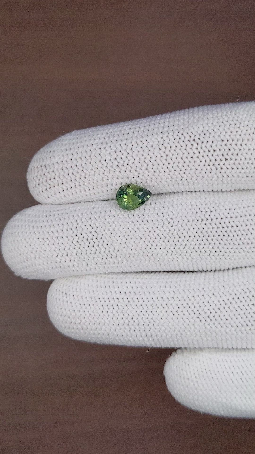 1.51 Ct. Green Sapphire from Tanzania Size Video