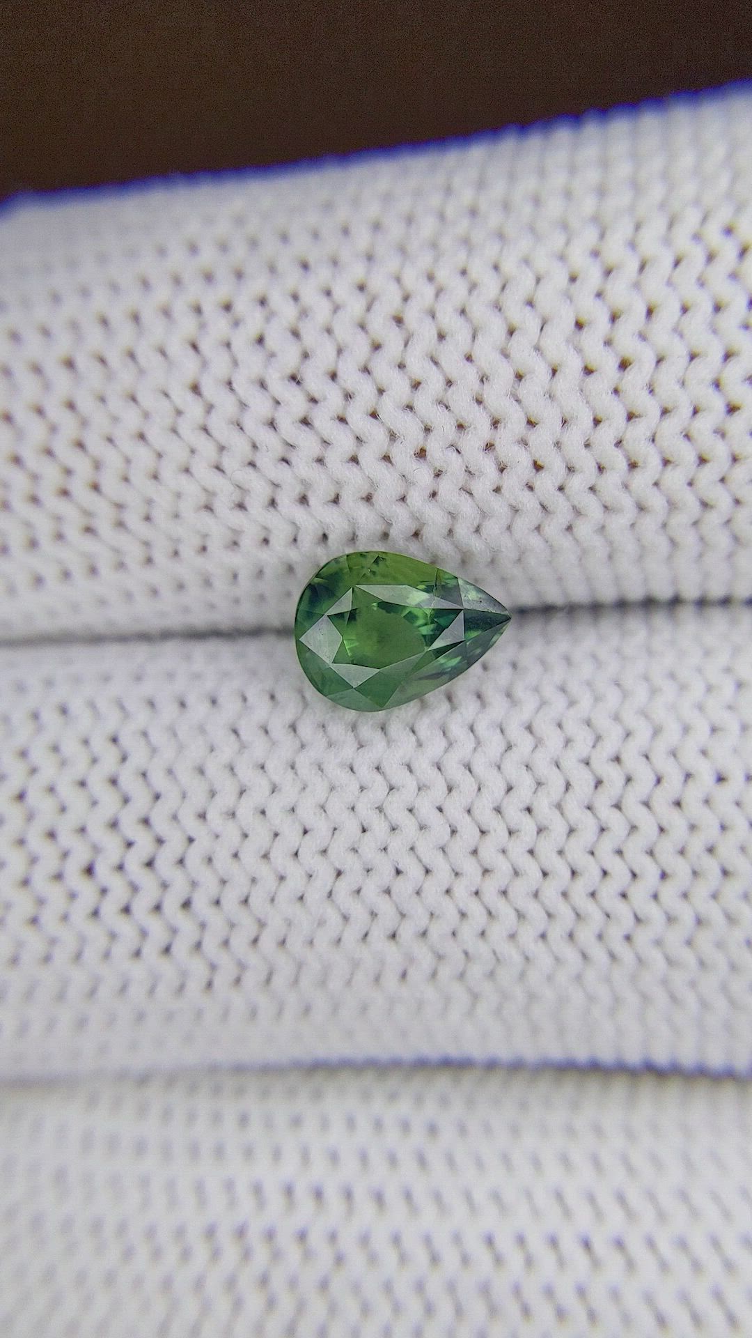 1.51 Ct. Green Sapphire from Tanzania Size Video