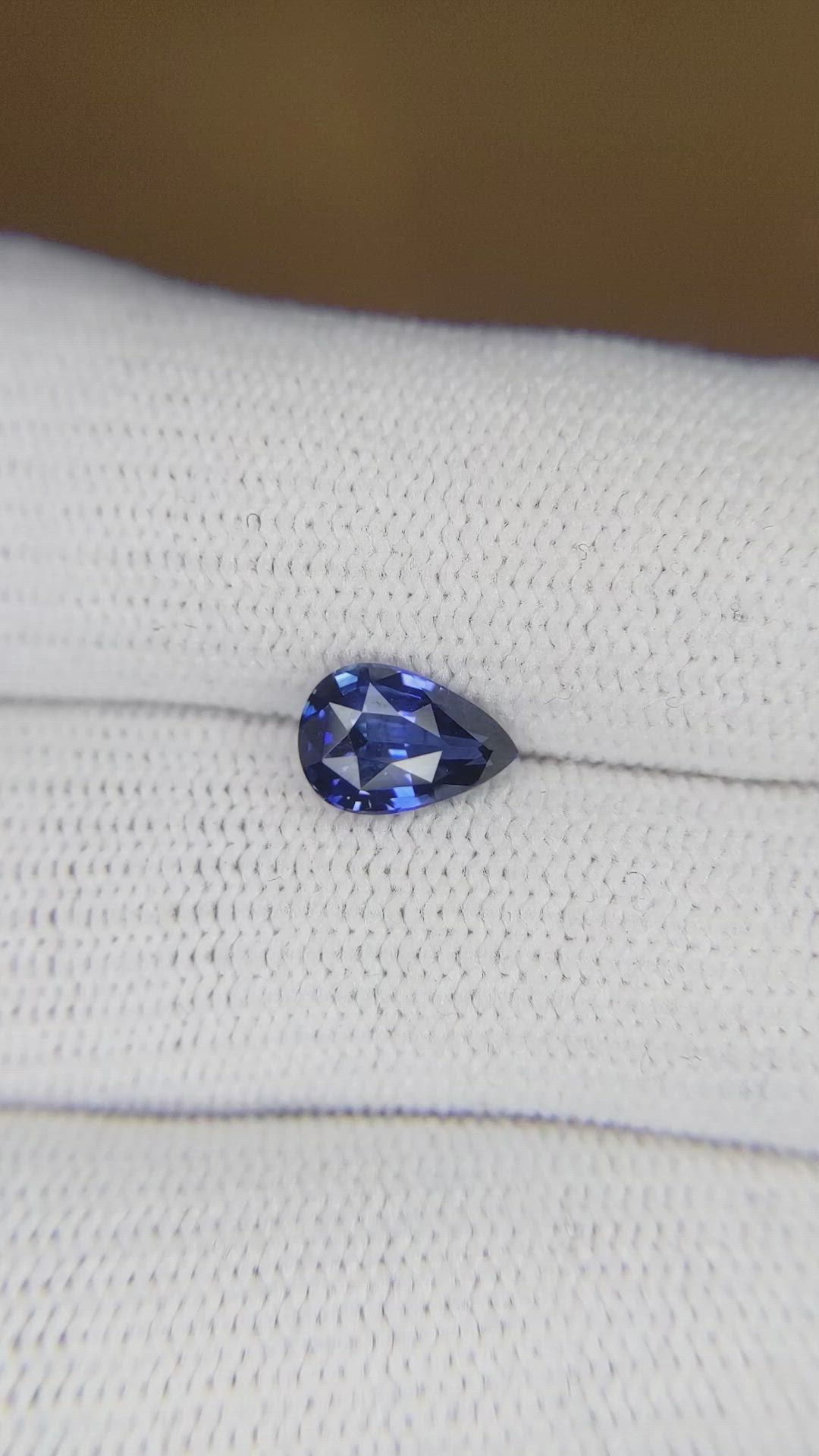 1.20 Ct. Blue Sapphire from Ceylon (Sri Lanka) Size Video