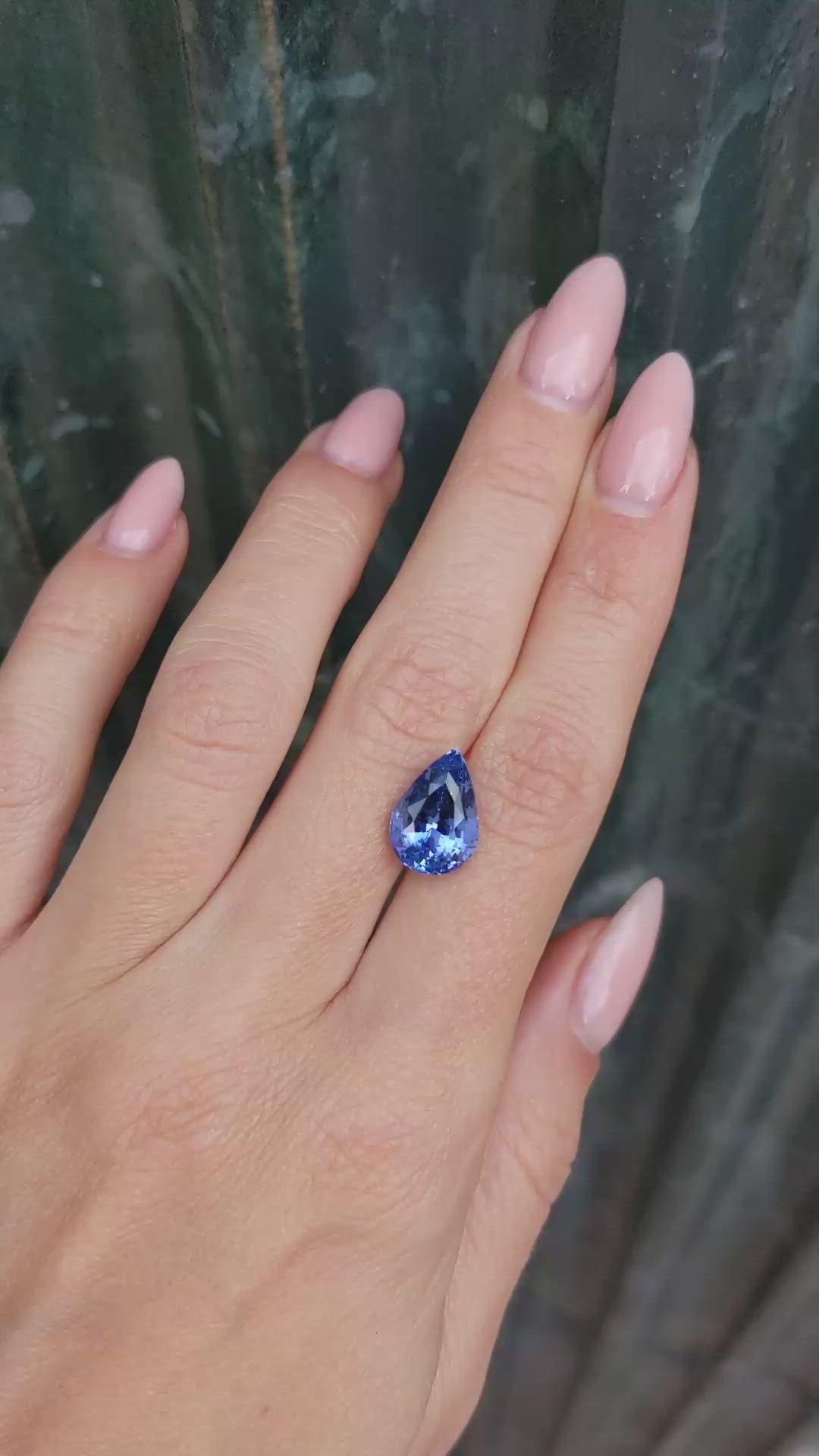 6.03 Ct. Blue Sapphire from Ceylon (Sri Lanka) Size Video