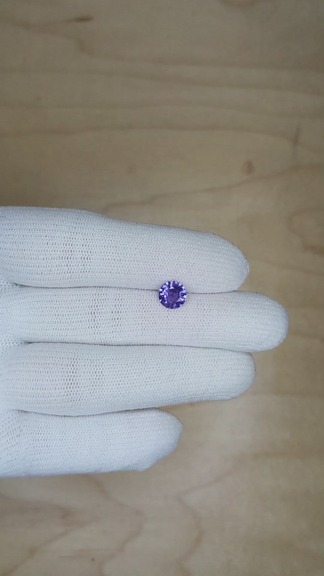 1.21 Ct. Color Change Sapphire from Ceylon (Sri Lanka) Size Video