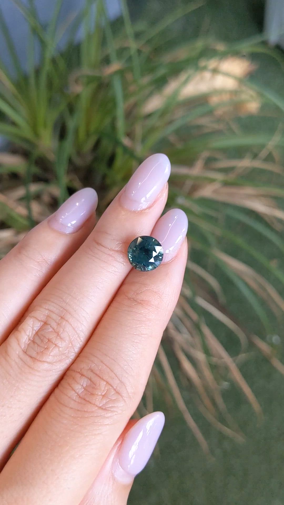 4.00 Ct. Green Sapphire from Madagascar Size Video