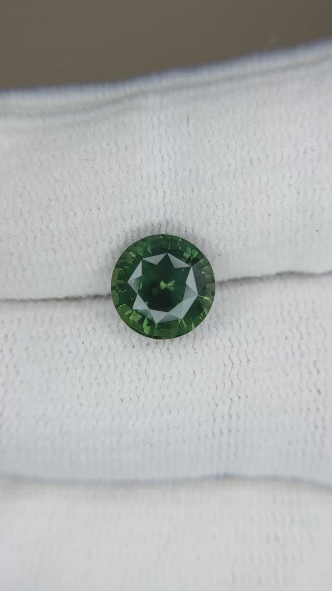 4.00 Ct. Green Sapphire from Madagascar Size Video