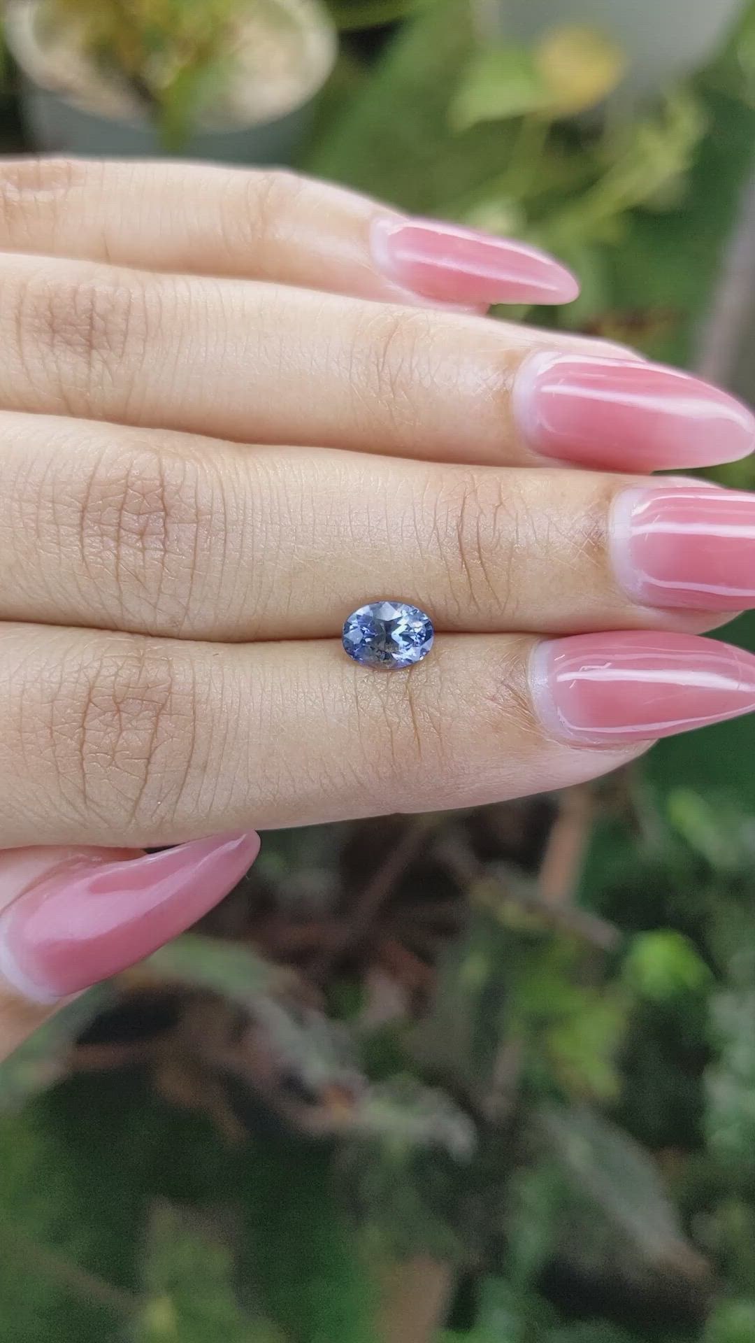 1.27 Ct. Bi Color Sapphire from Ceylon (Sri Lanka) Size Video