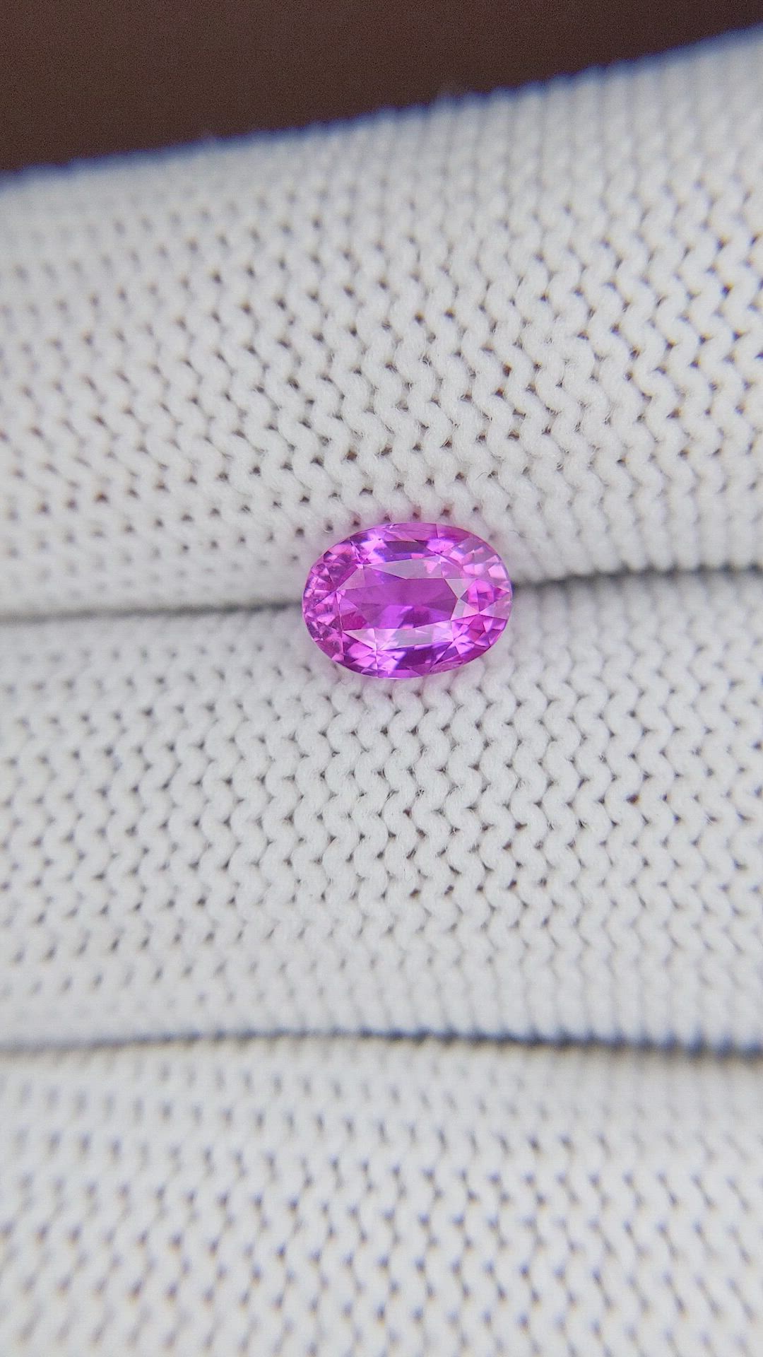 1.50 Ct. Pink Sapphire from Ceylon (Sri Lanka) Size Video
