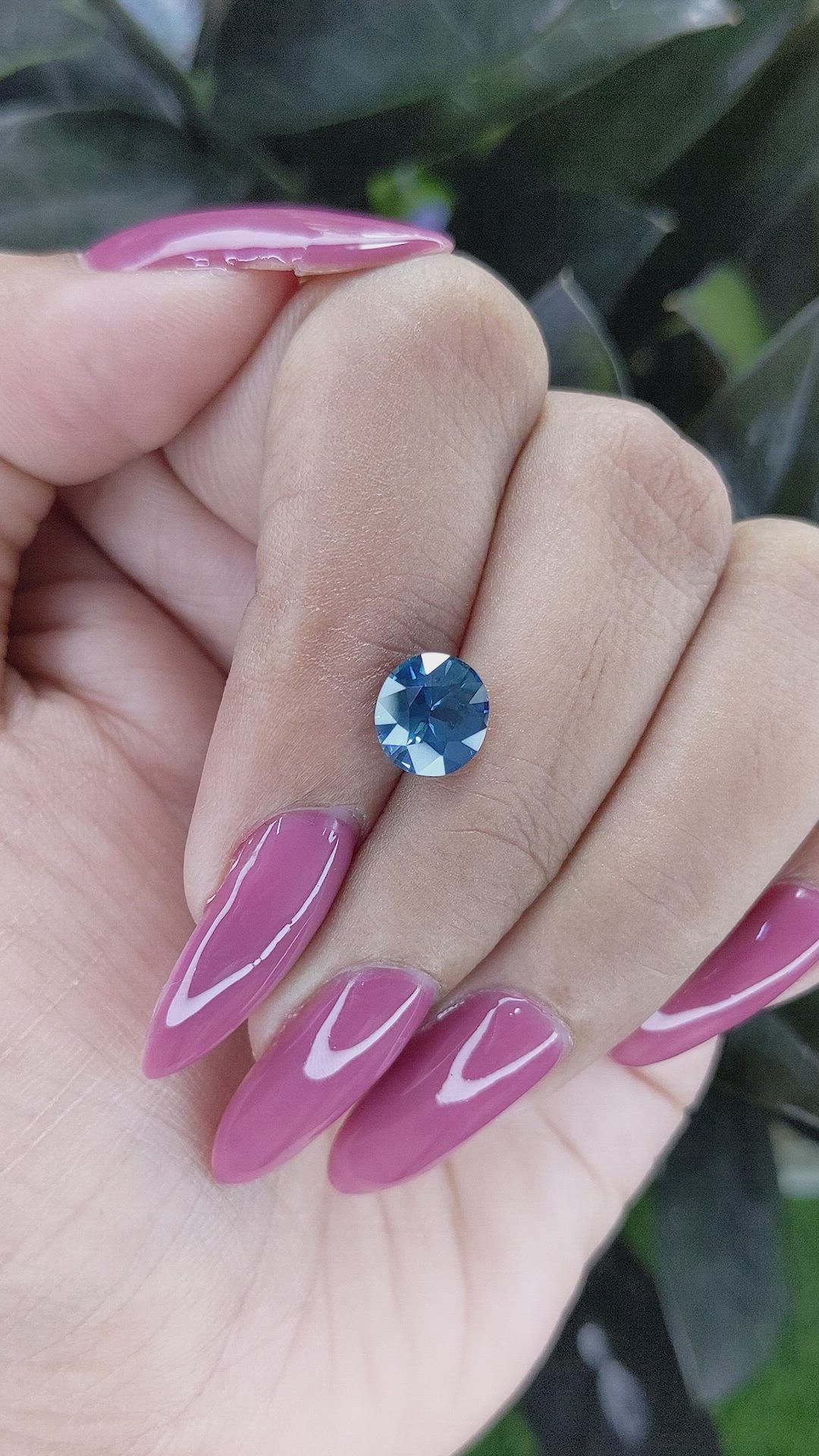 2.15 Ct. Blue Sapphire from Madagascar Size Video